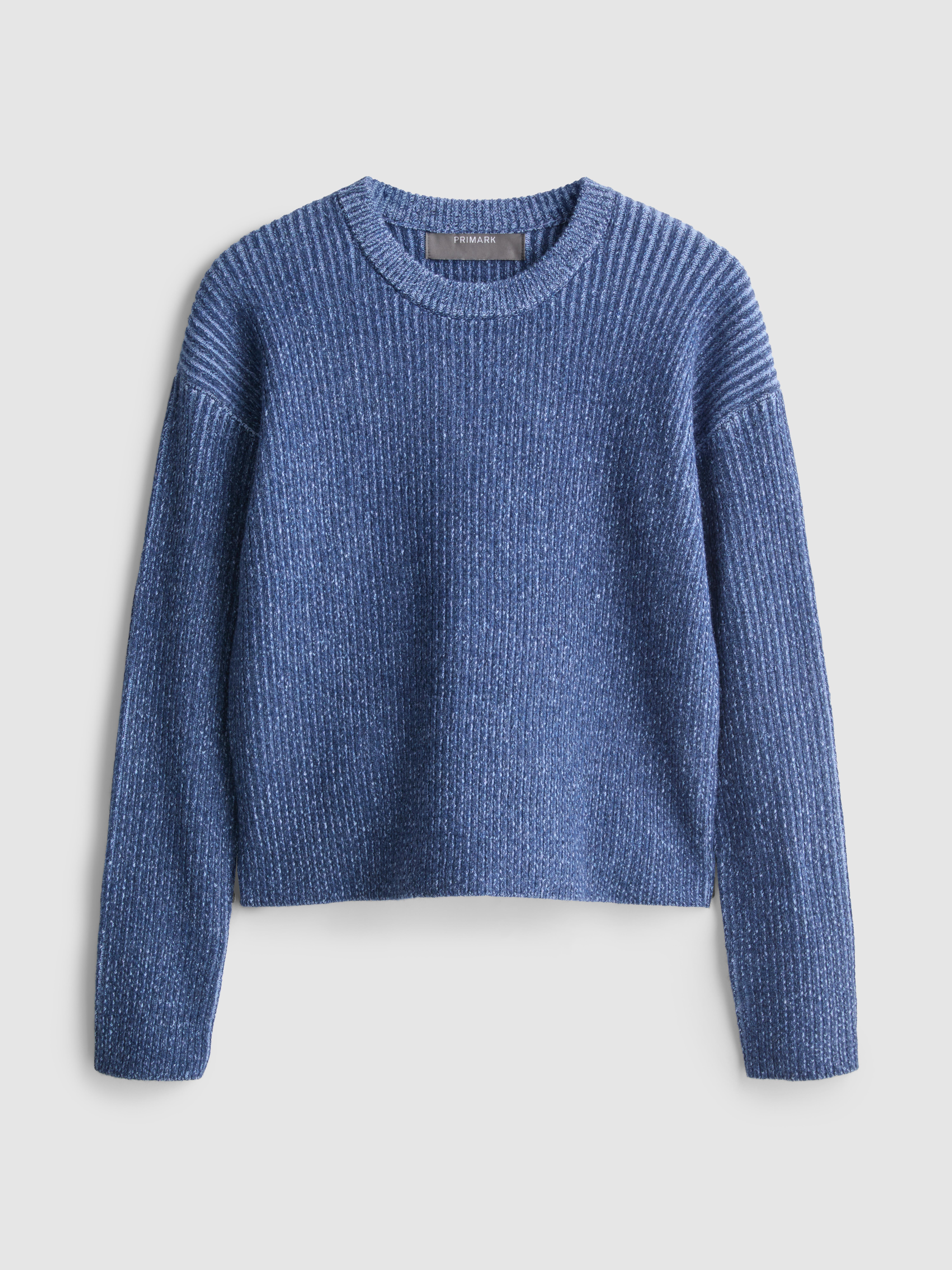Plated Crew Neck Jumper
