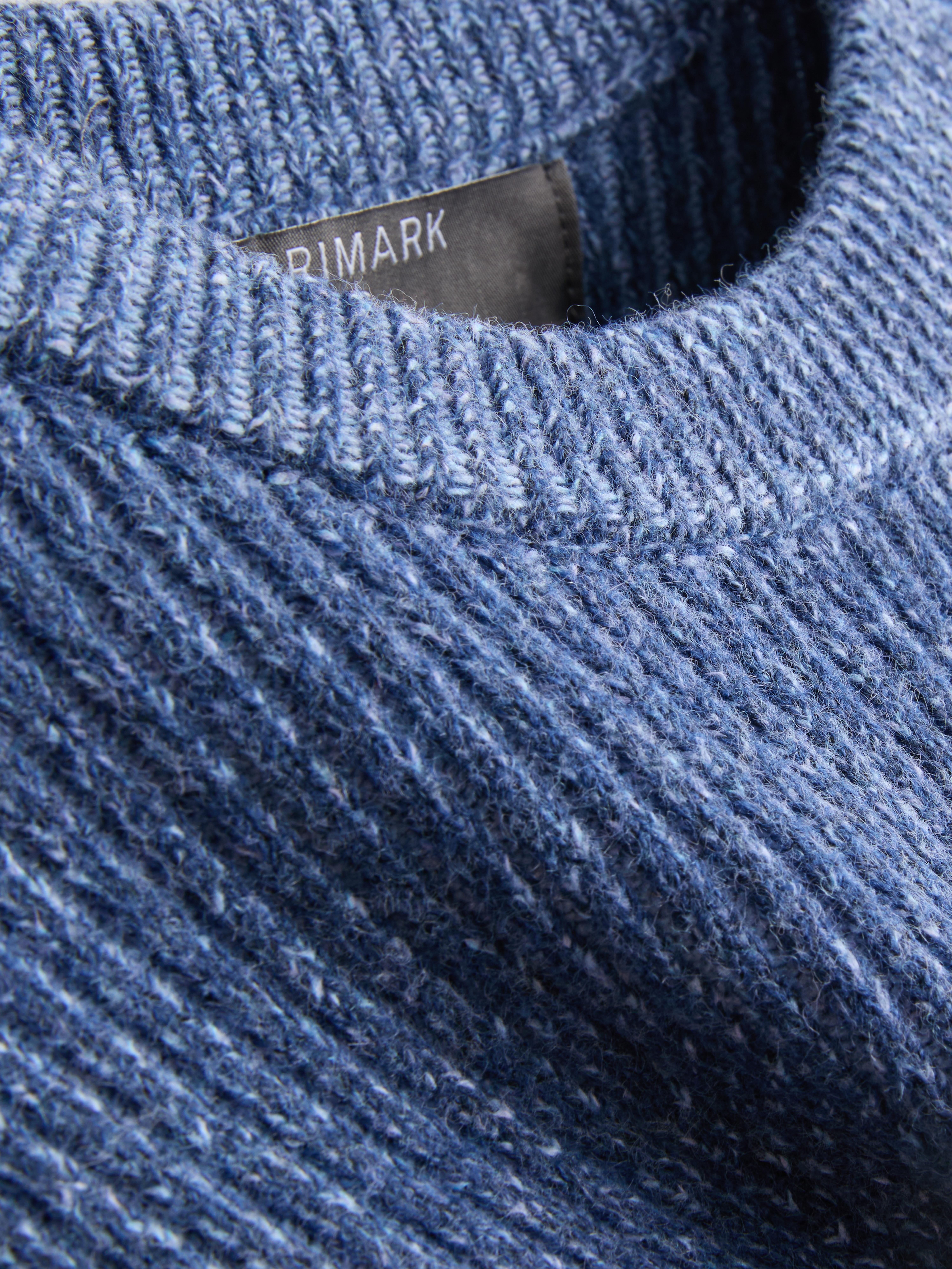 Plated Crew Neck Jumper