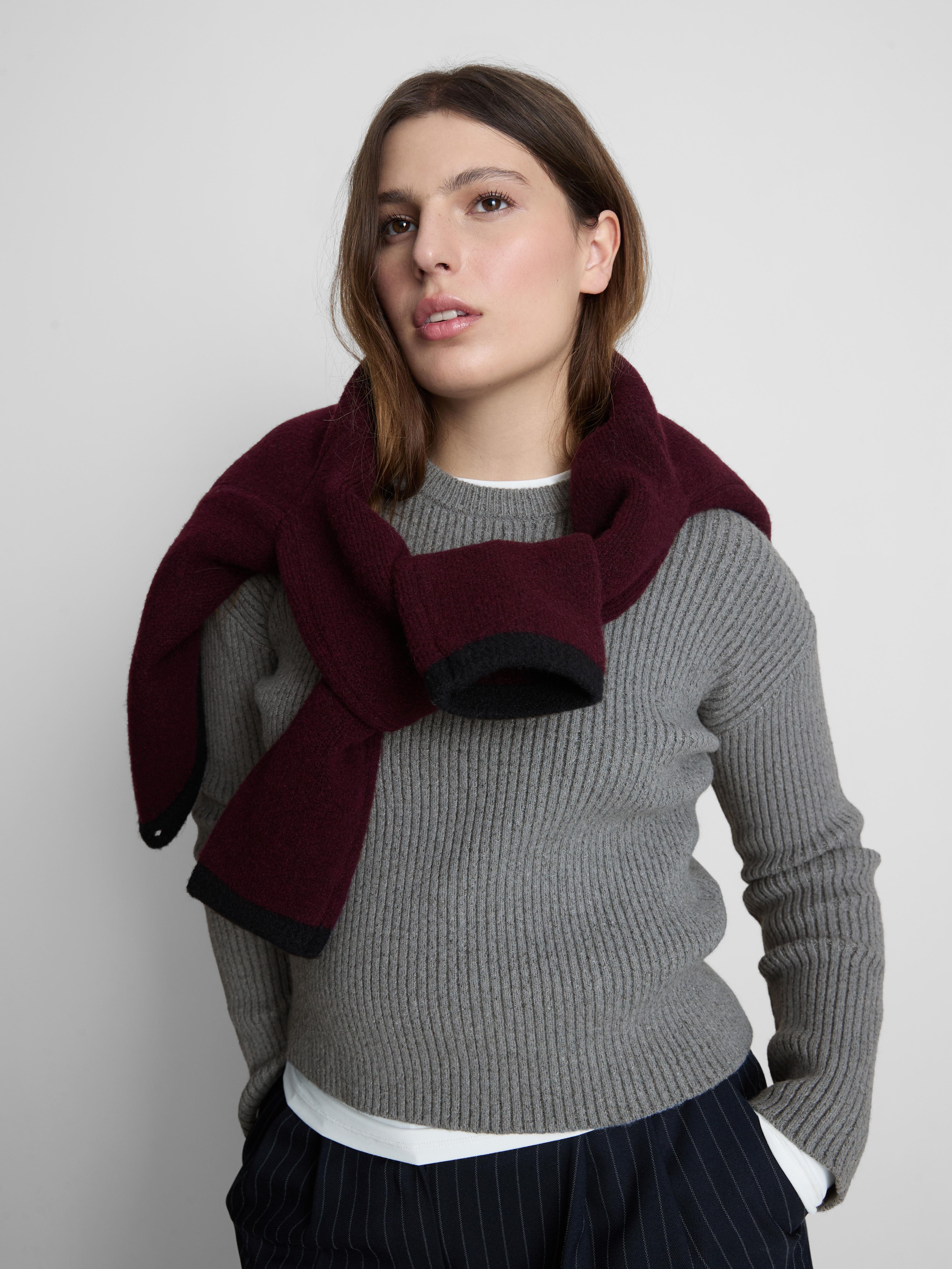 Plated Crew Neck Jumper