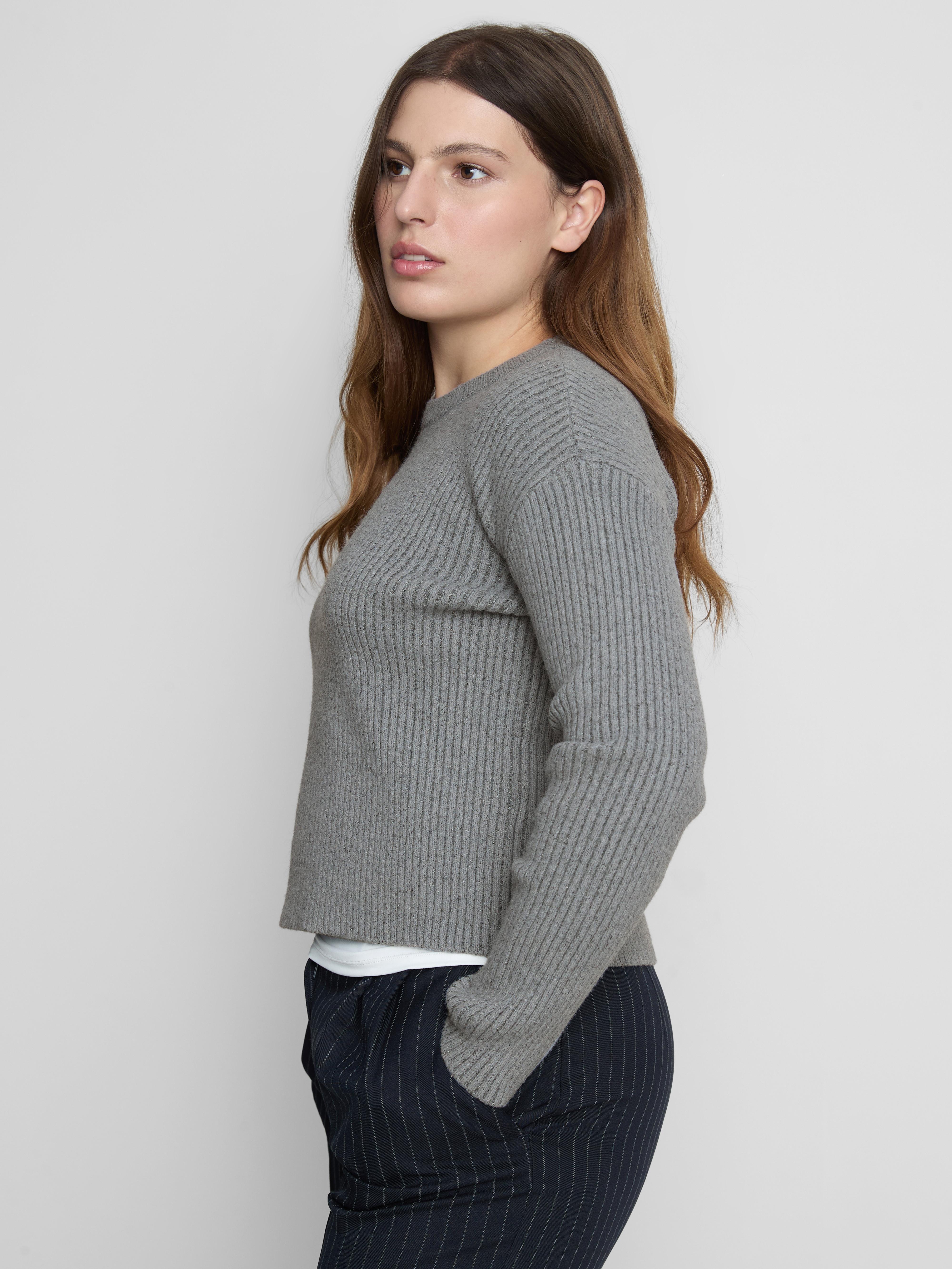 Plated Crew Neck Jumper