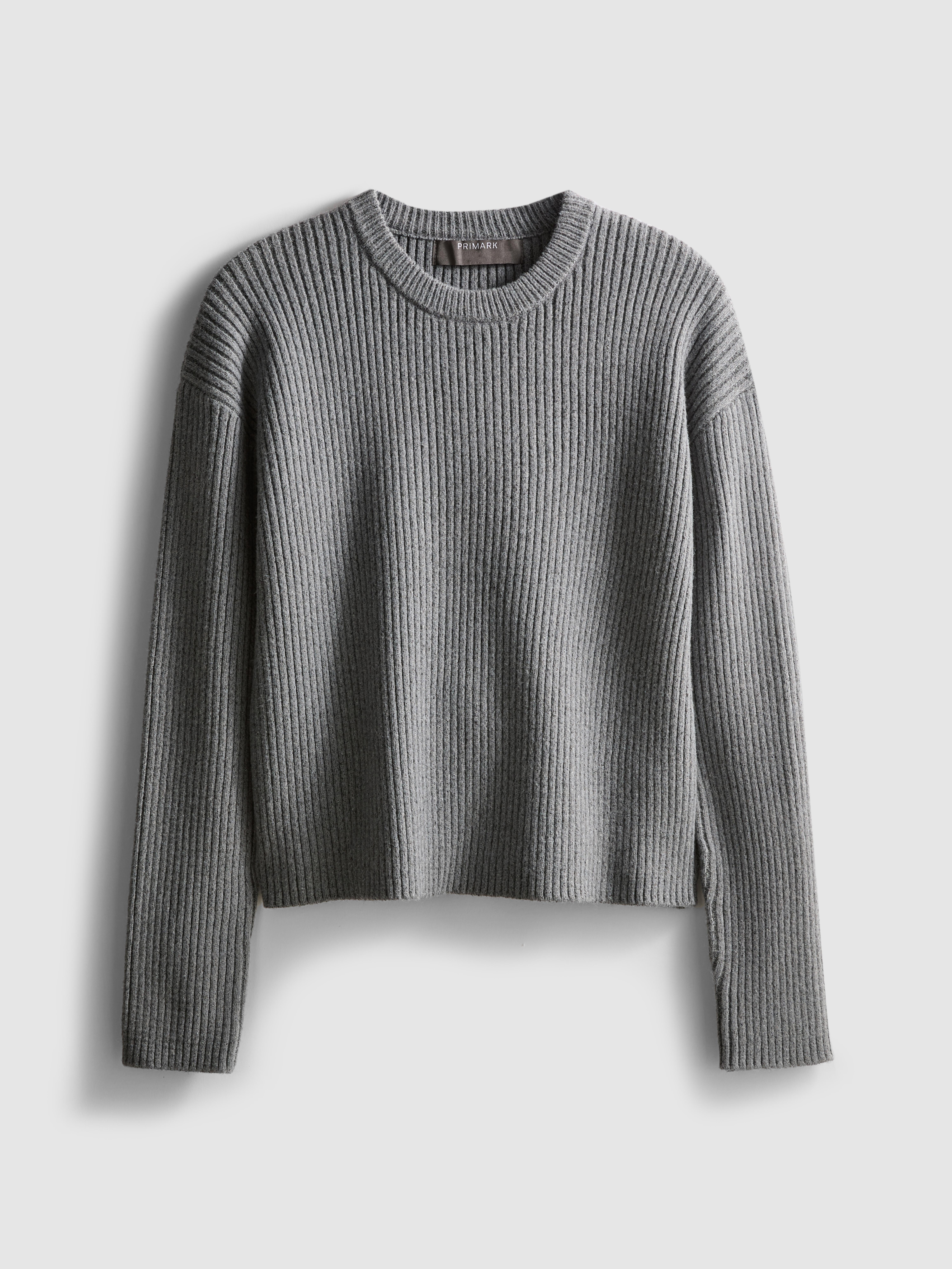 Plated Crew Neck Jumper