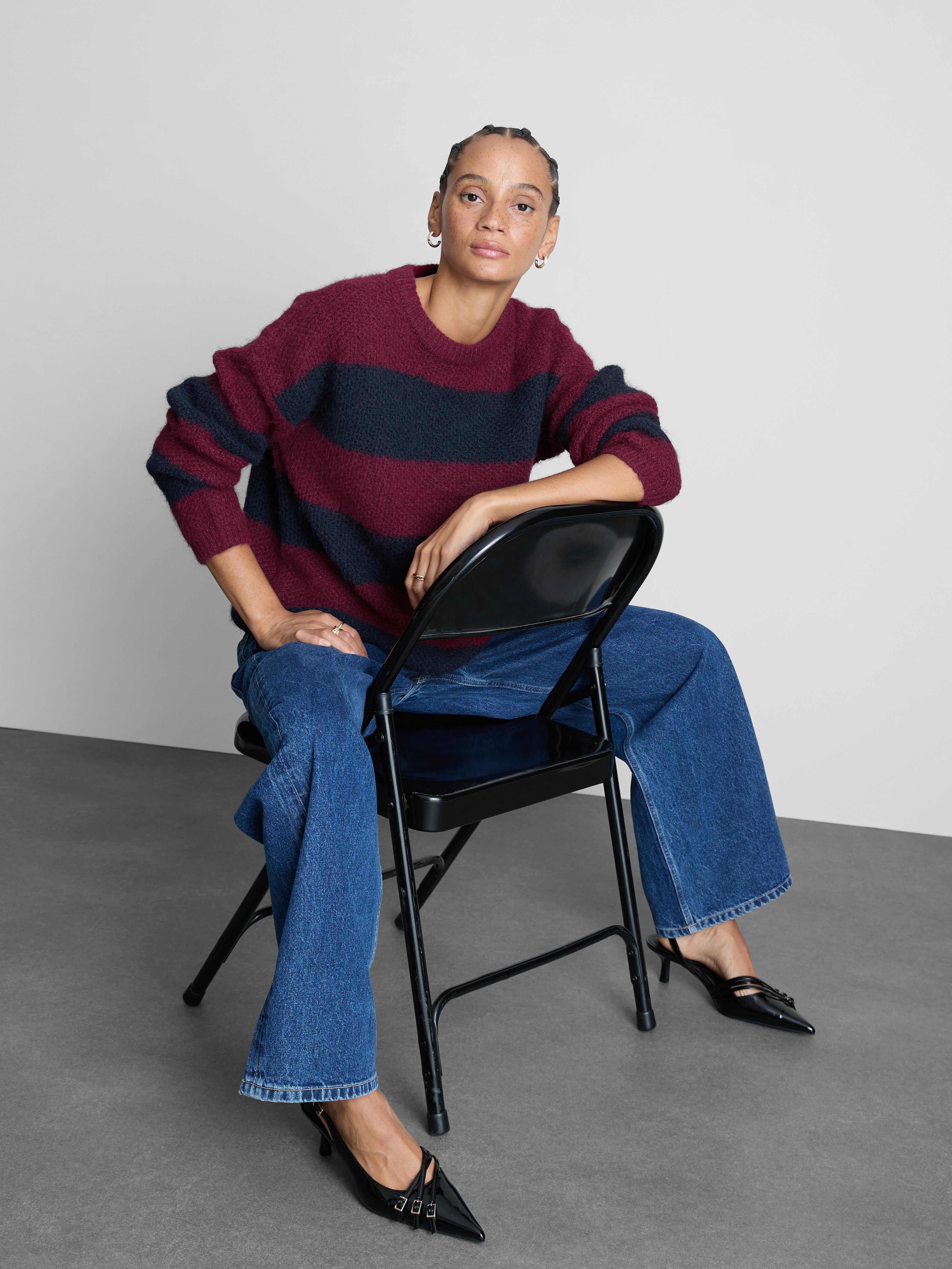 Striped Crew Neck Jumper