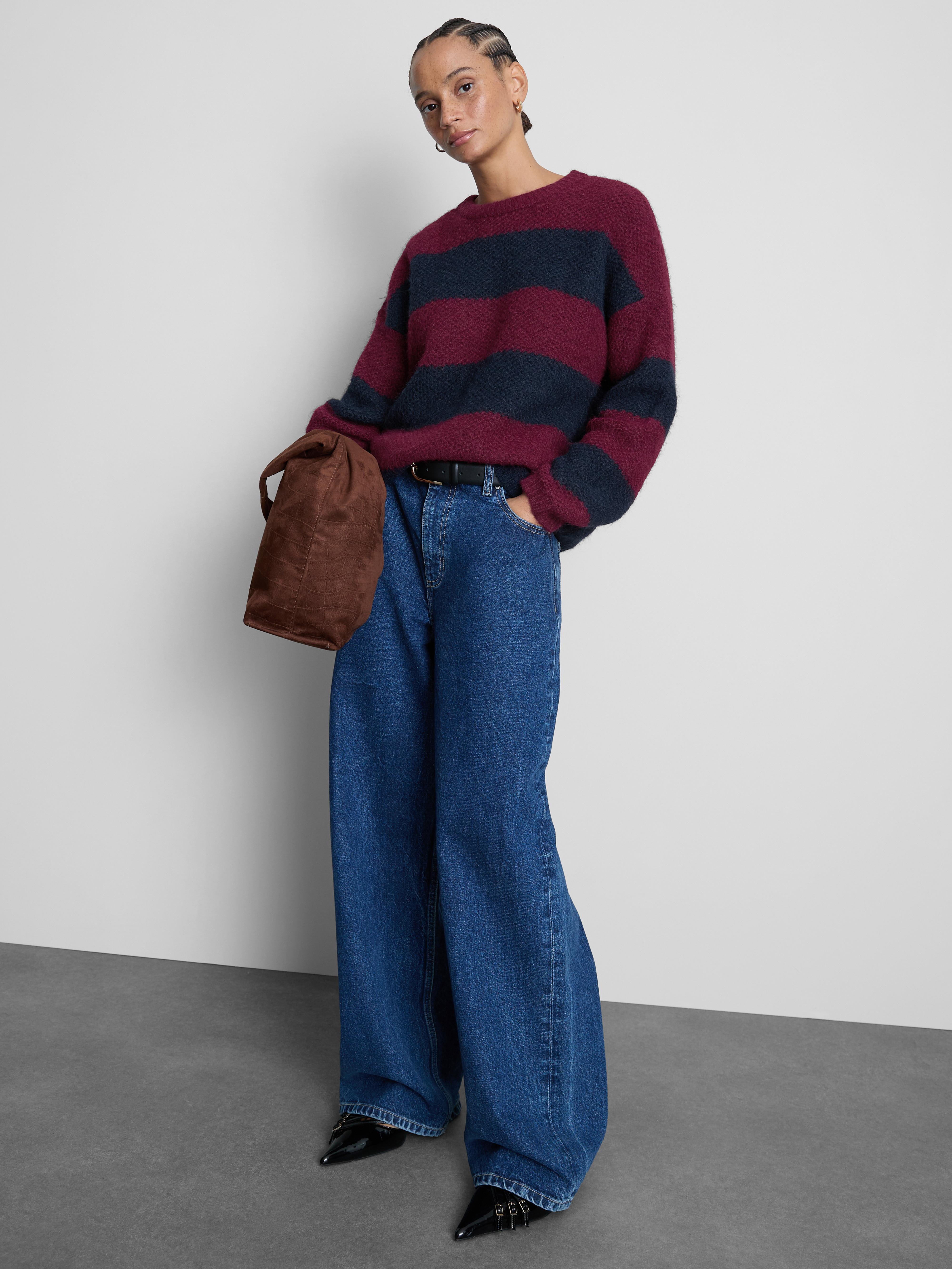 Striped Crew Neck Jumper