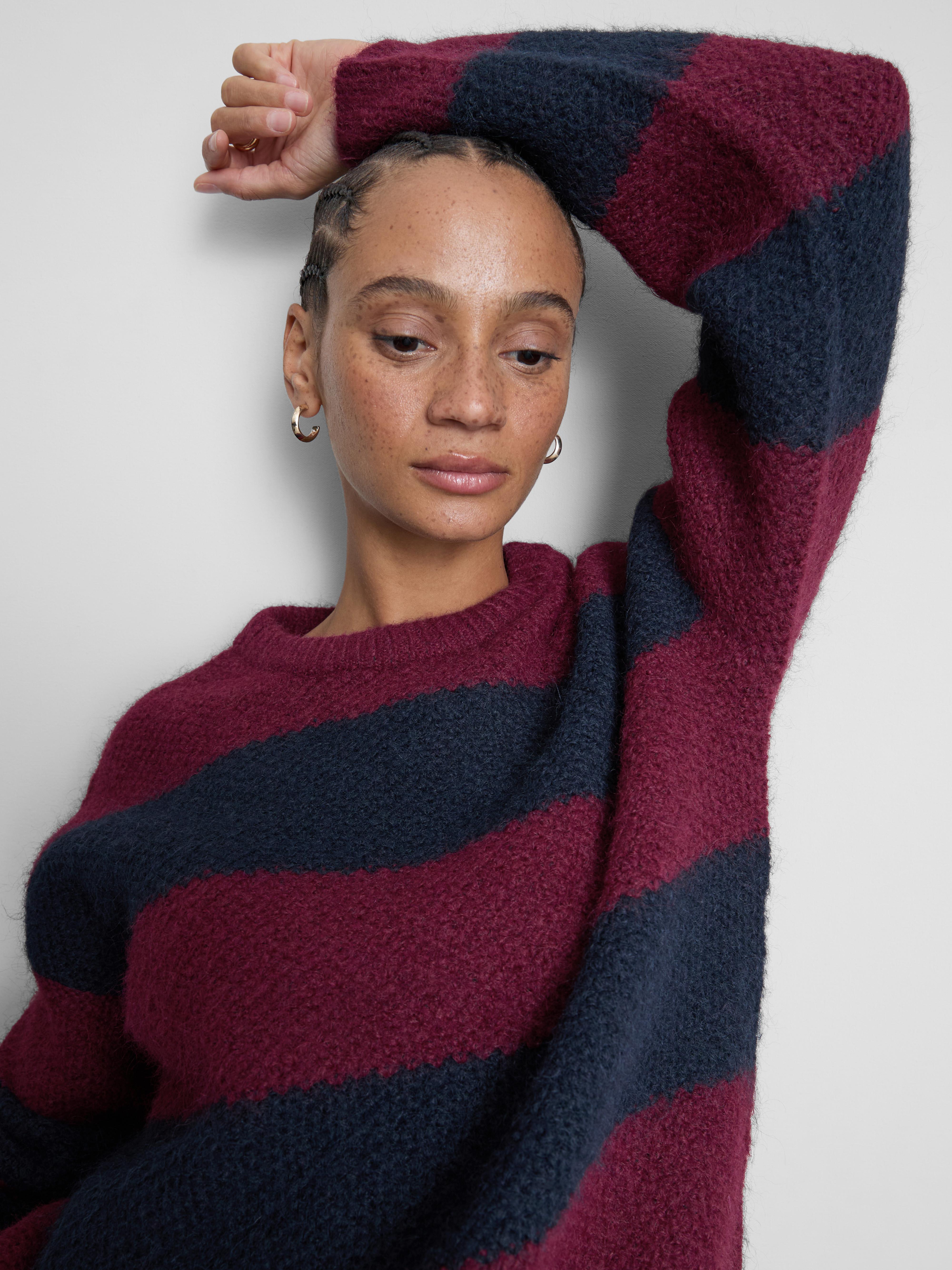 Striped Crew Neck Jumper