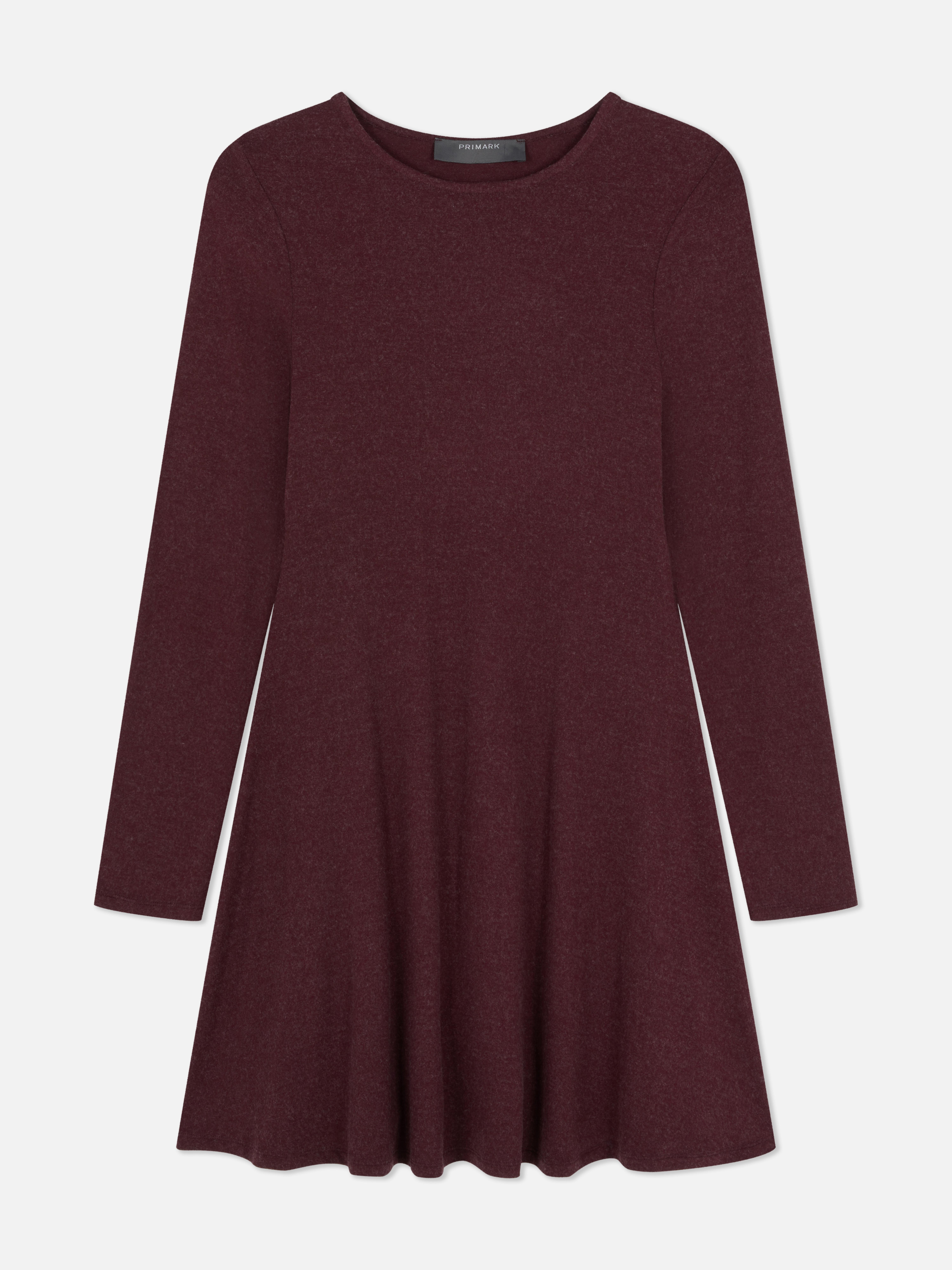 Vestido corto evasé suave