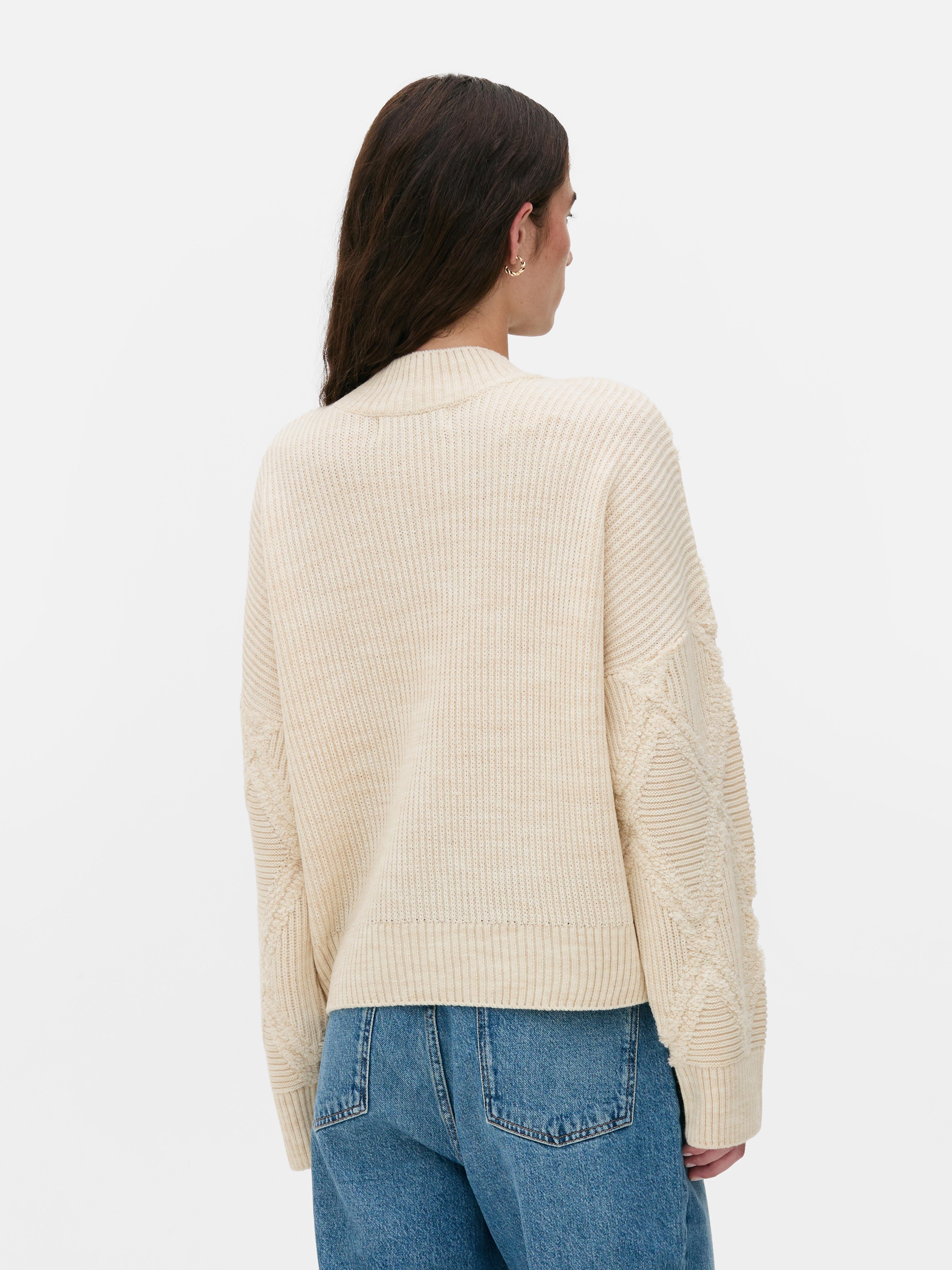 Textured Diamond Jumper