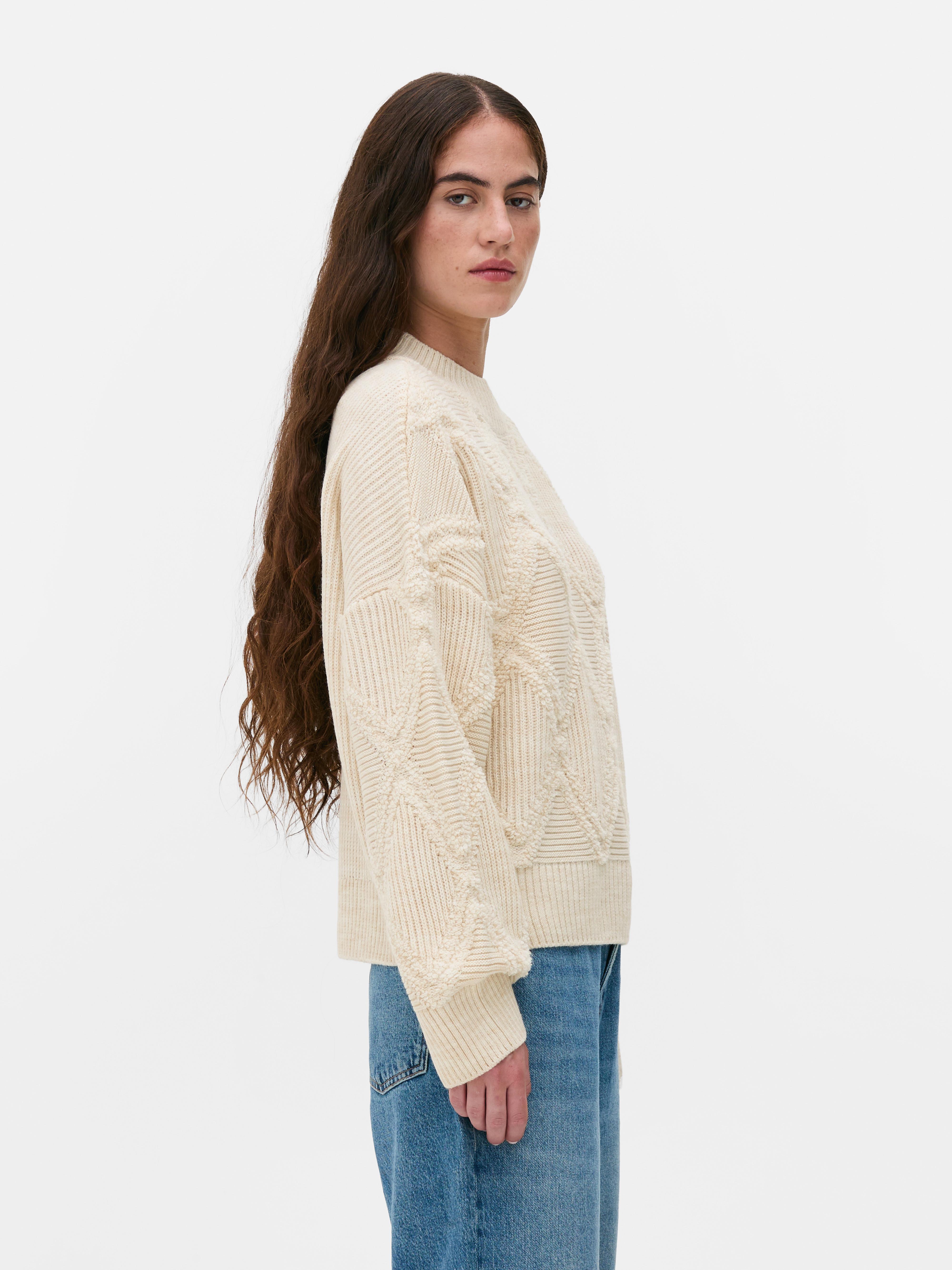 Textured Diamond Jumper