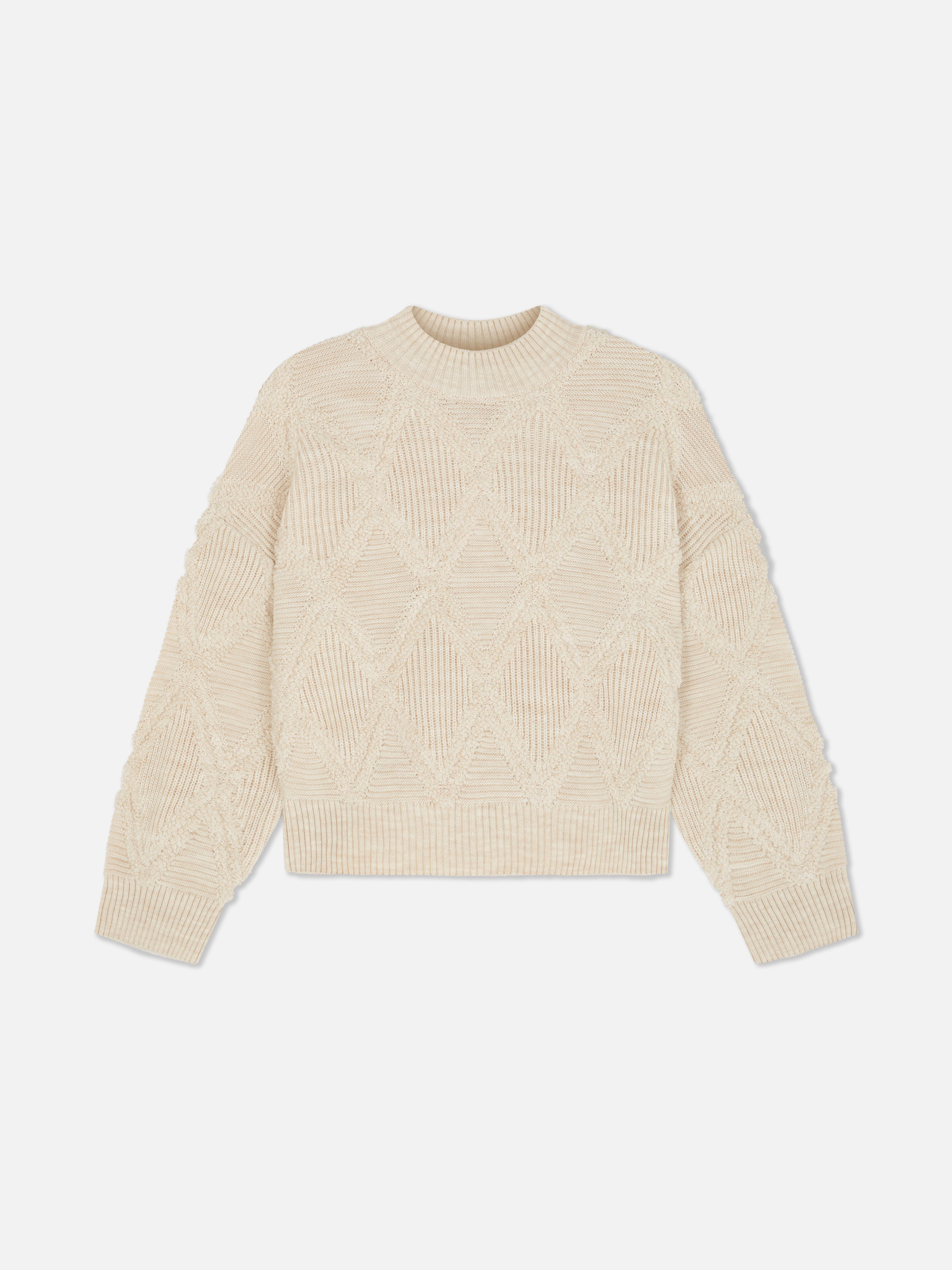 Textured Diamond Jumper