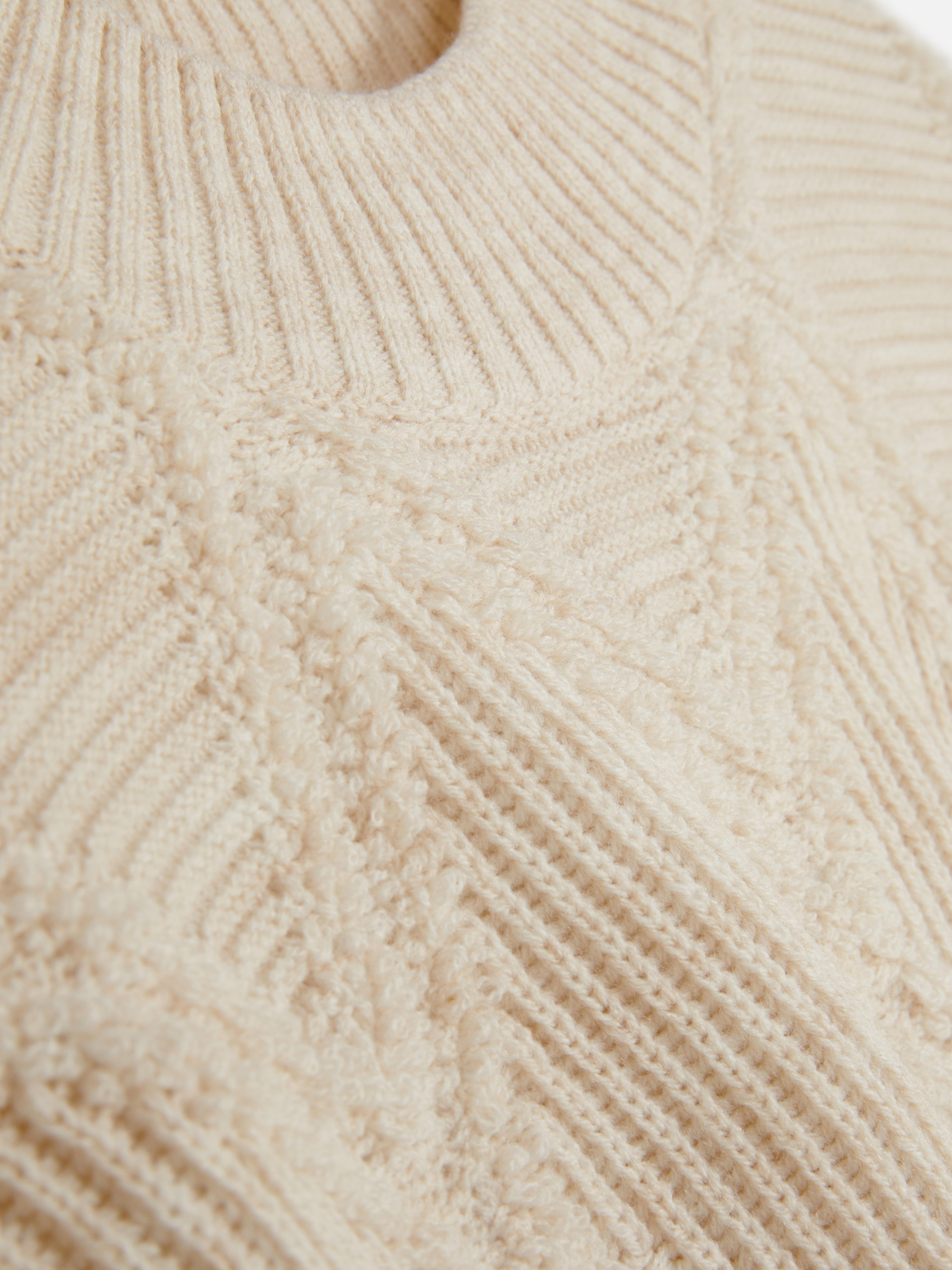 Textured Diamond Jumper