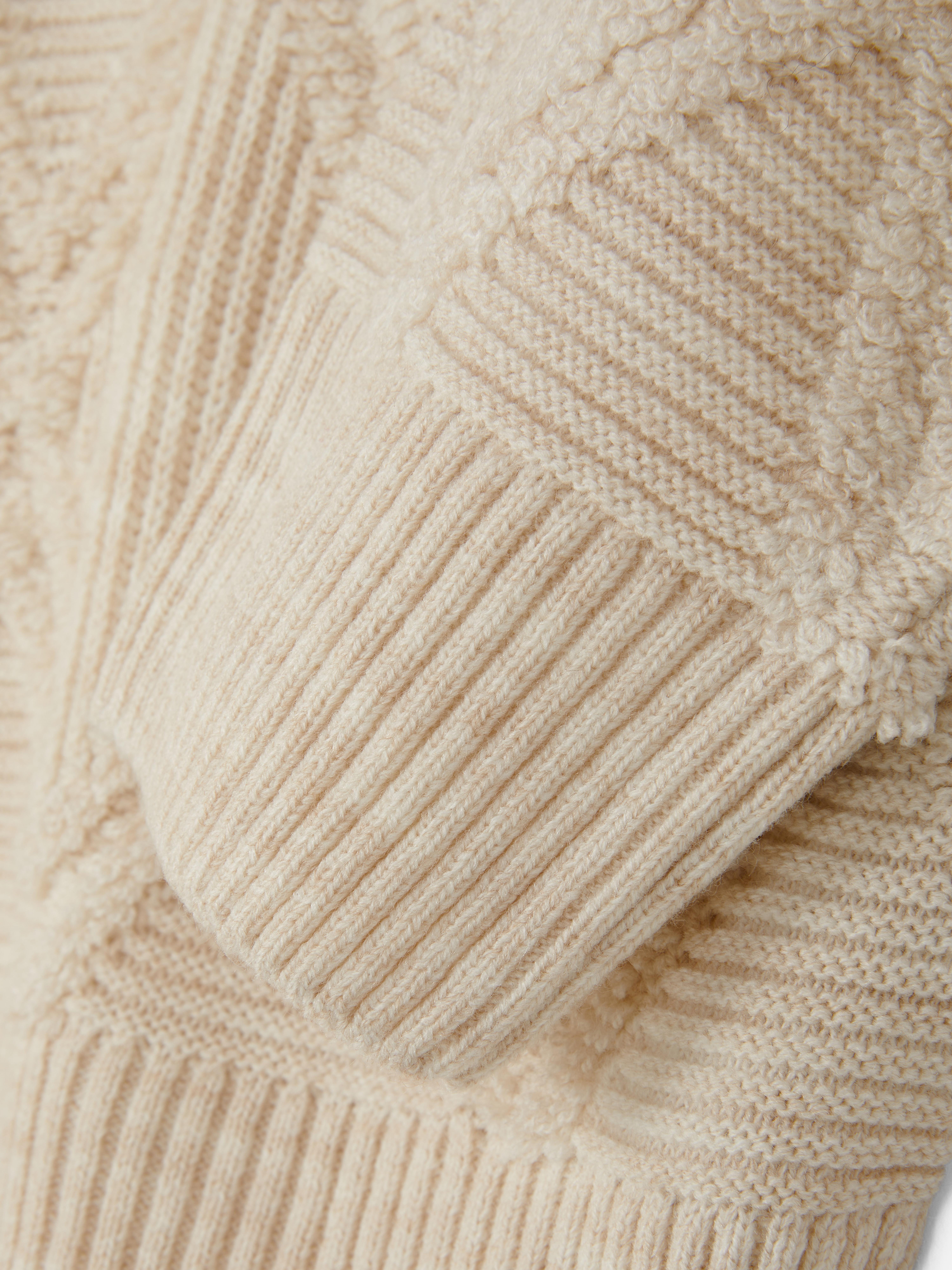 Textured Diamond Jumper