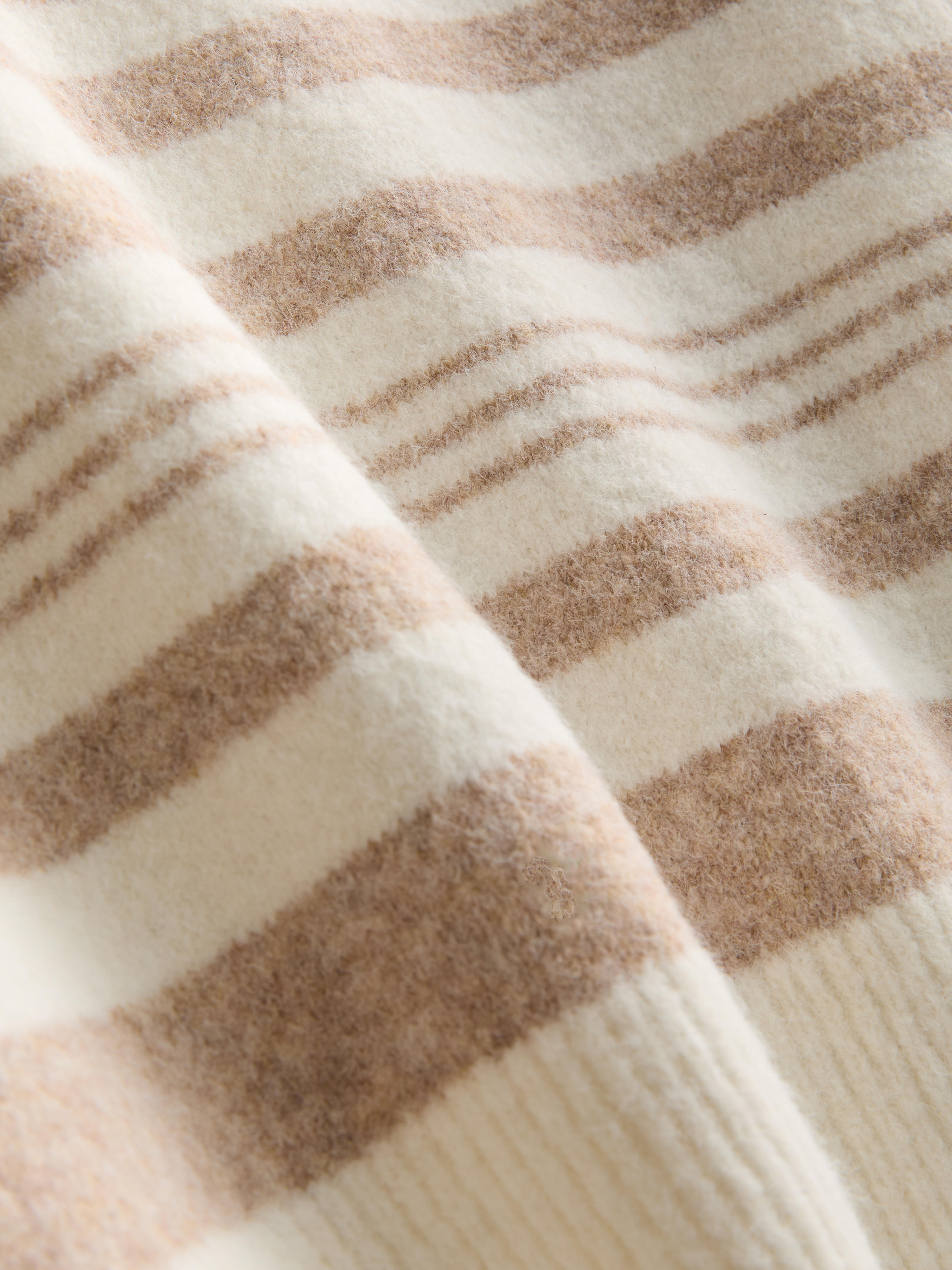 Women's Oatmeal 2 1 Balloon Stripe Layered Vest Top