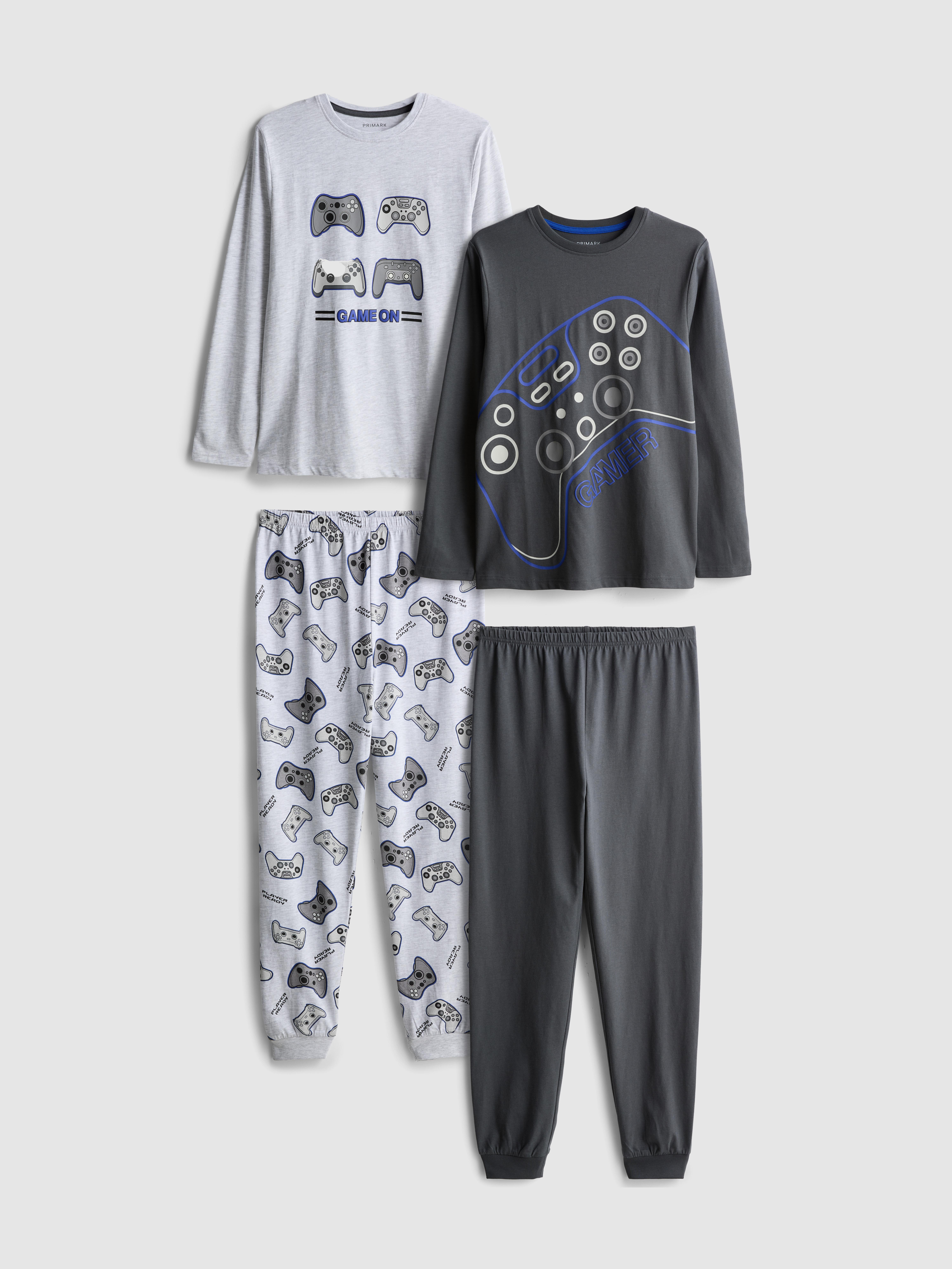 7-15yrs | 2pk Gamer Graphic Pyjamas