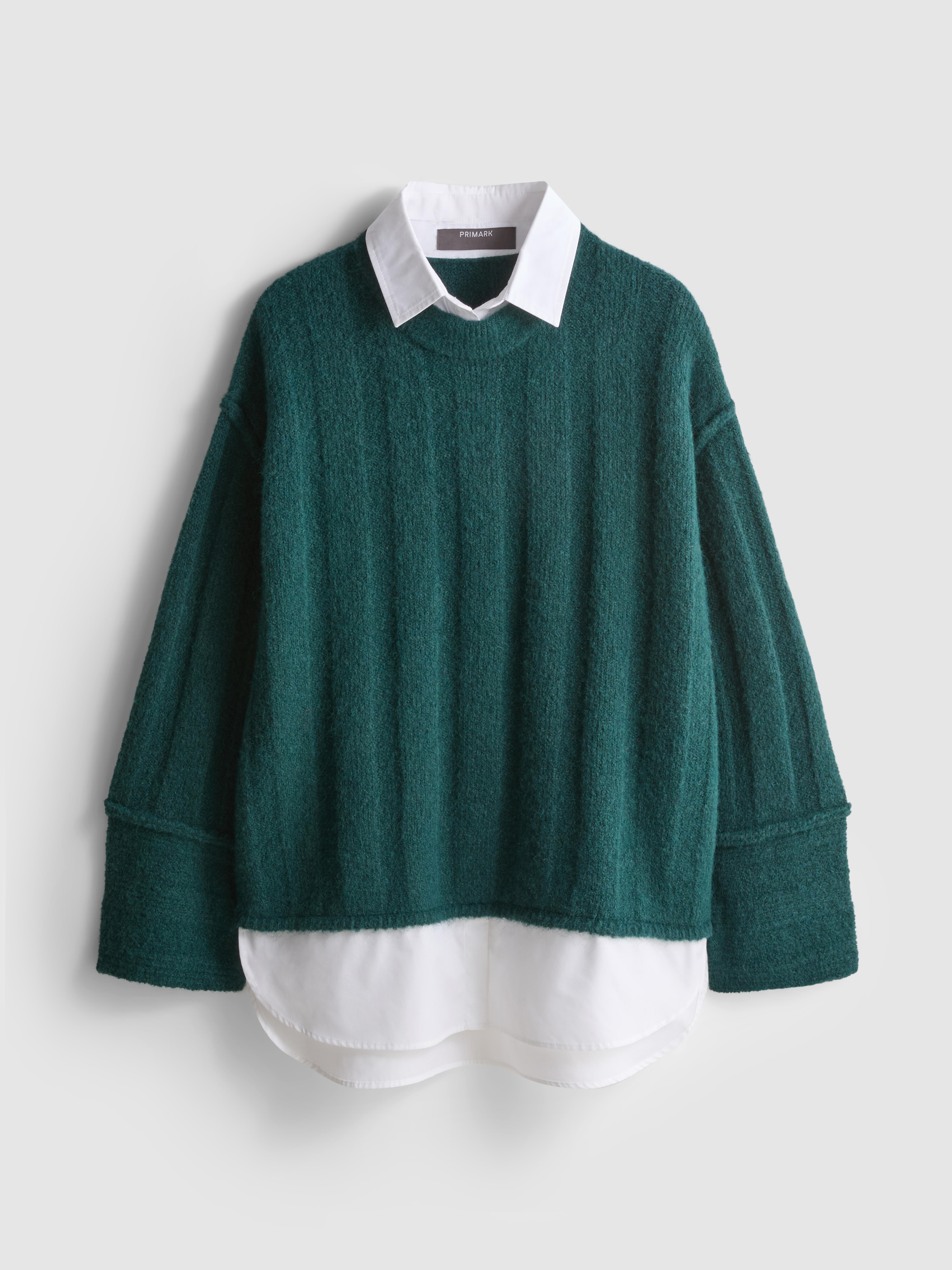 Pull en polyester vert Primark garçon zippé taille 9-10 ans