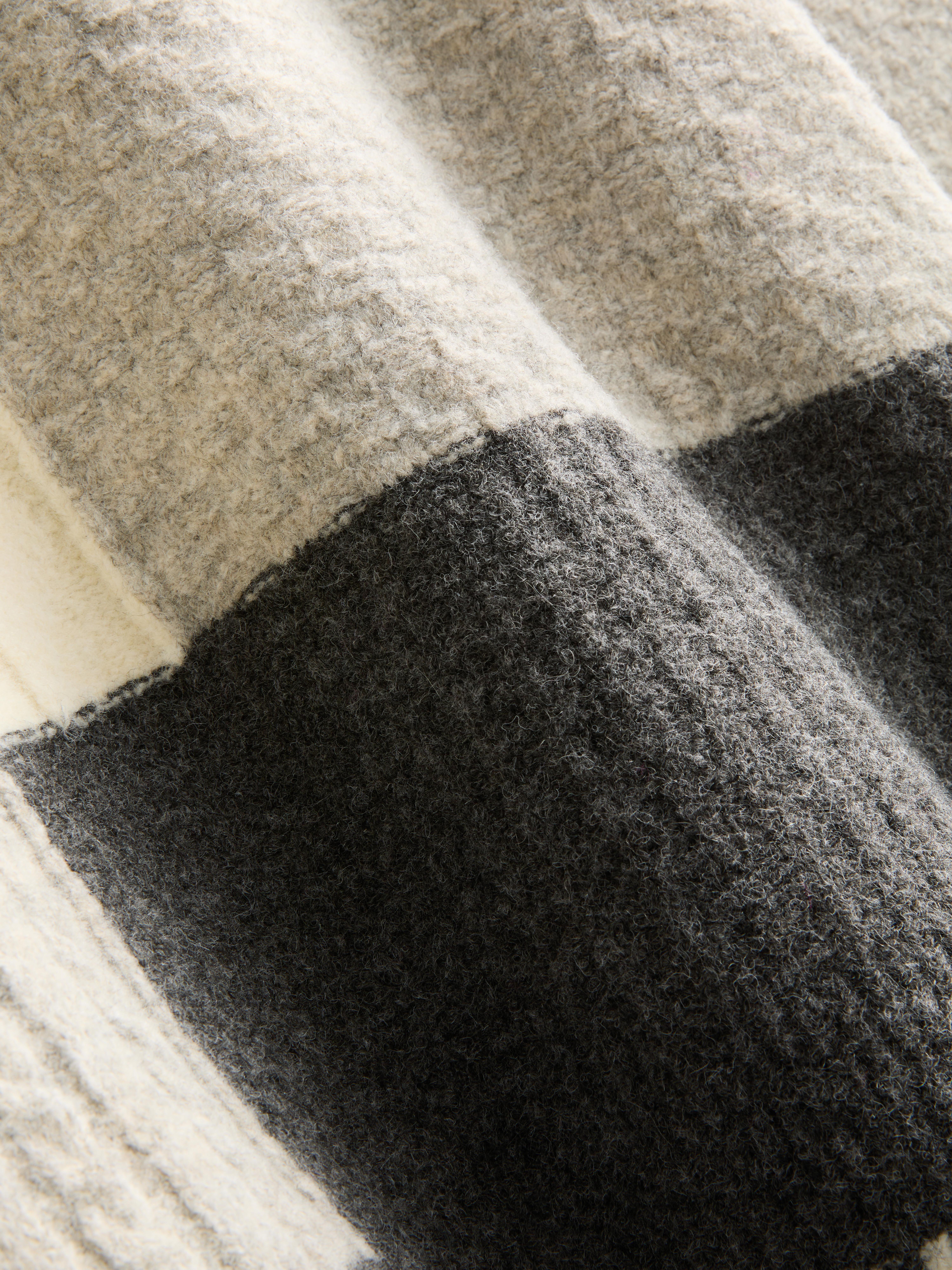 Patchwork Cable Knit Jumper