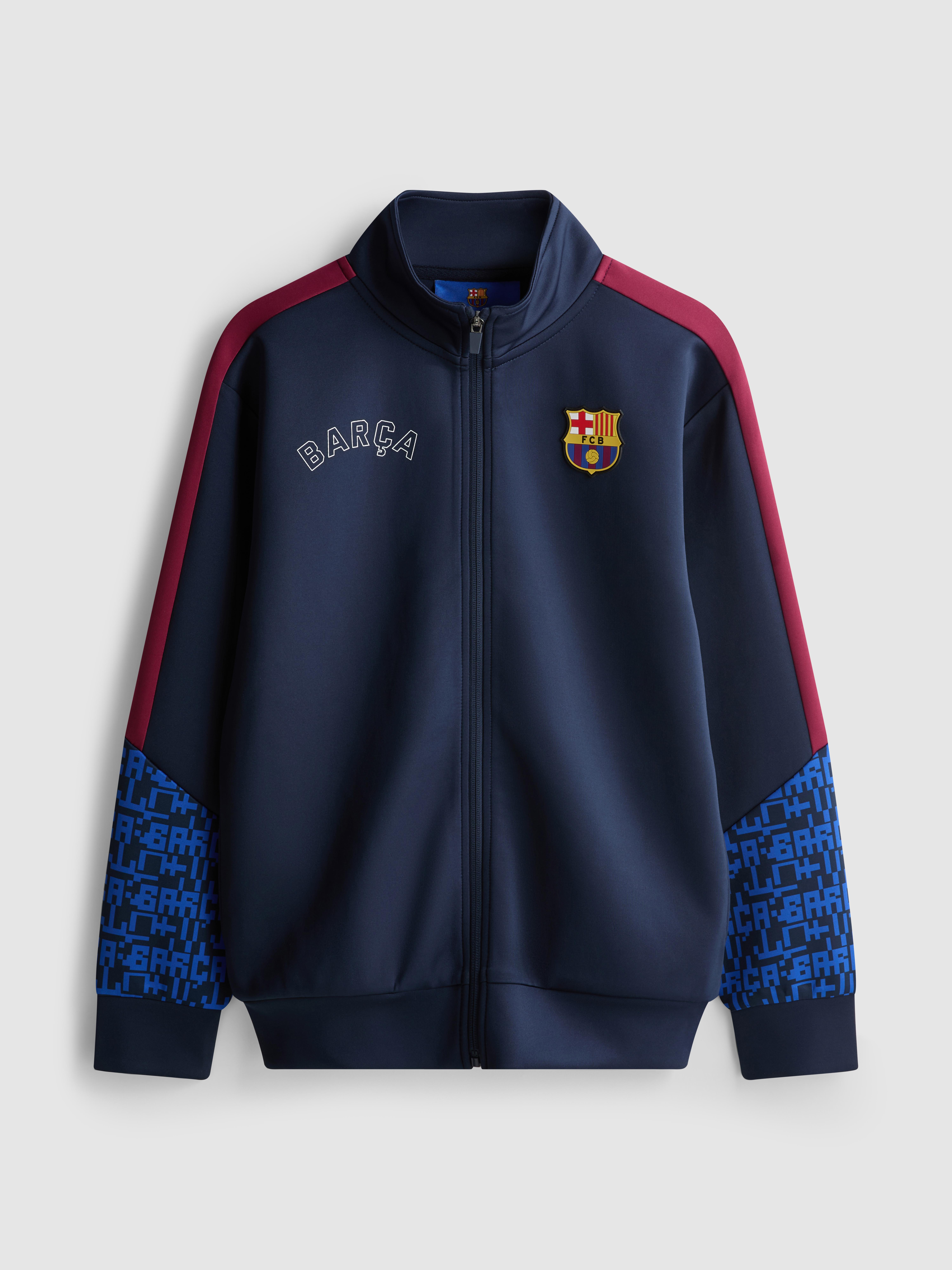 7-15yrs | Barcelona C.F. Zip-Up Sweatshirt