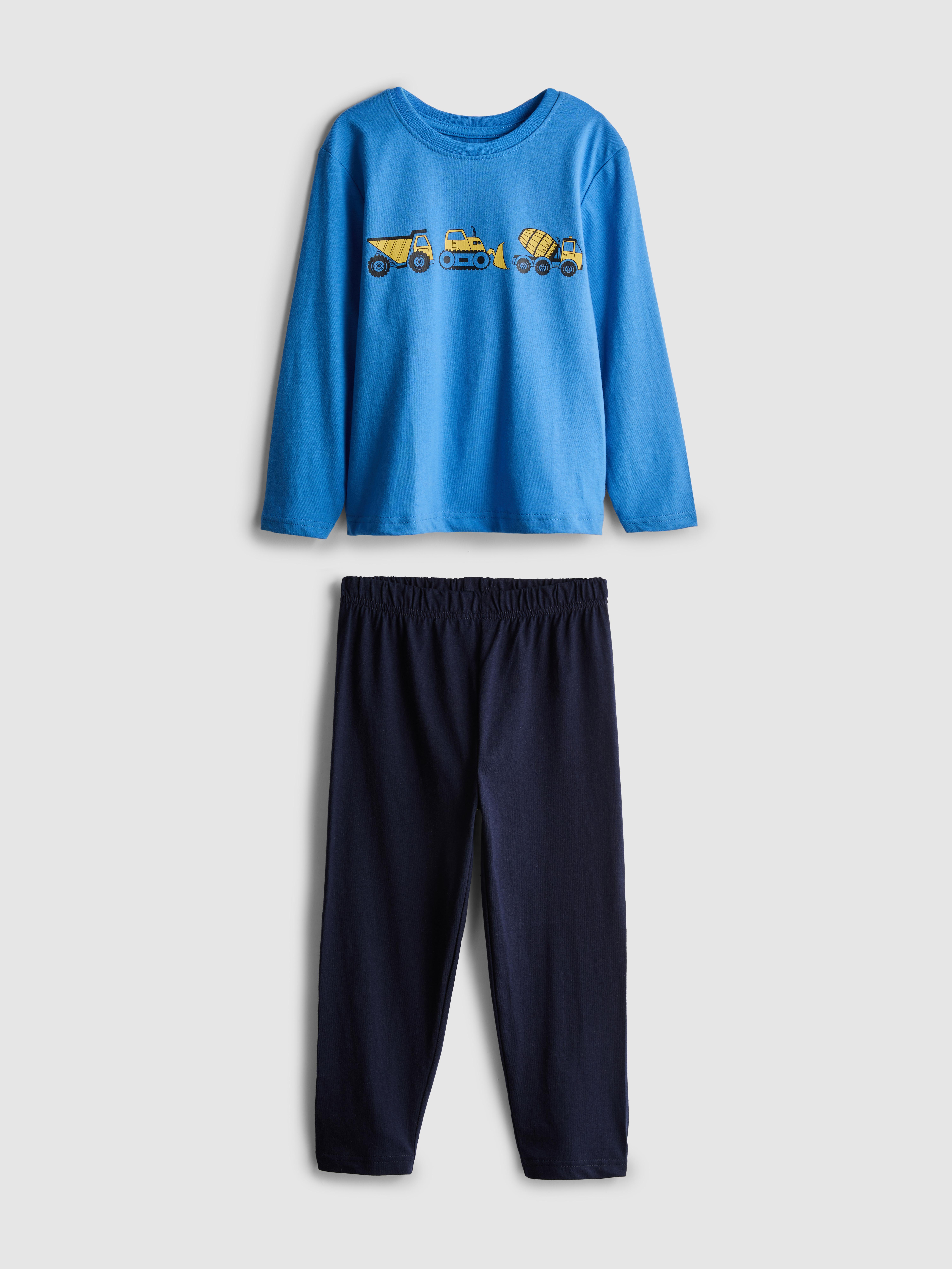 1,5-8 jr | Pyjama met graafmachineprint