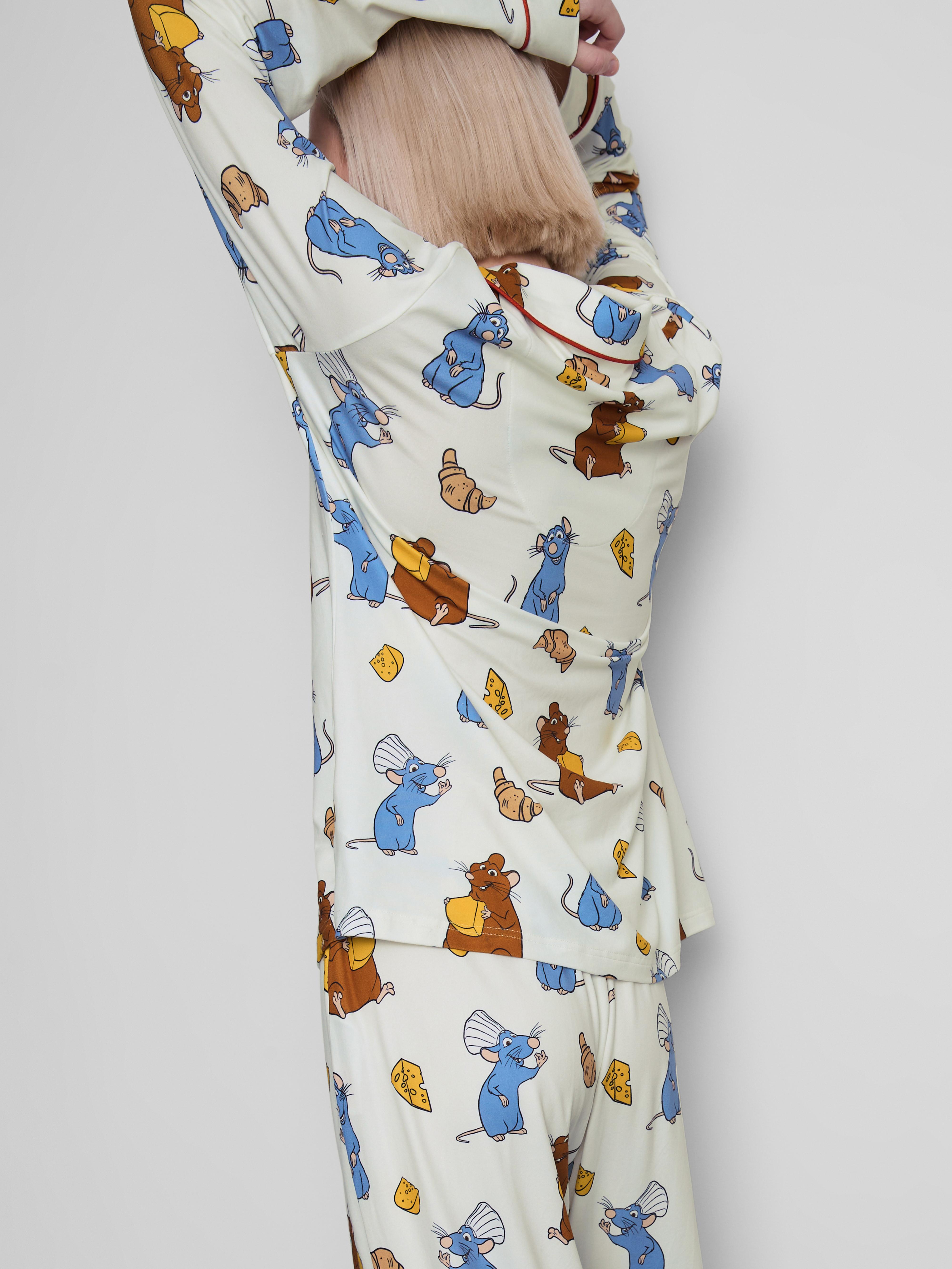 Boyfriend-pyjama met print Disney's Ratatouille