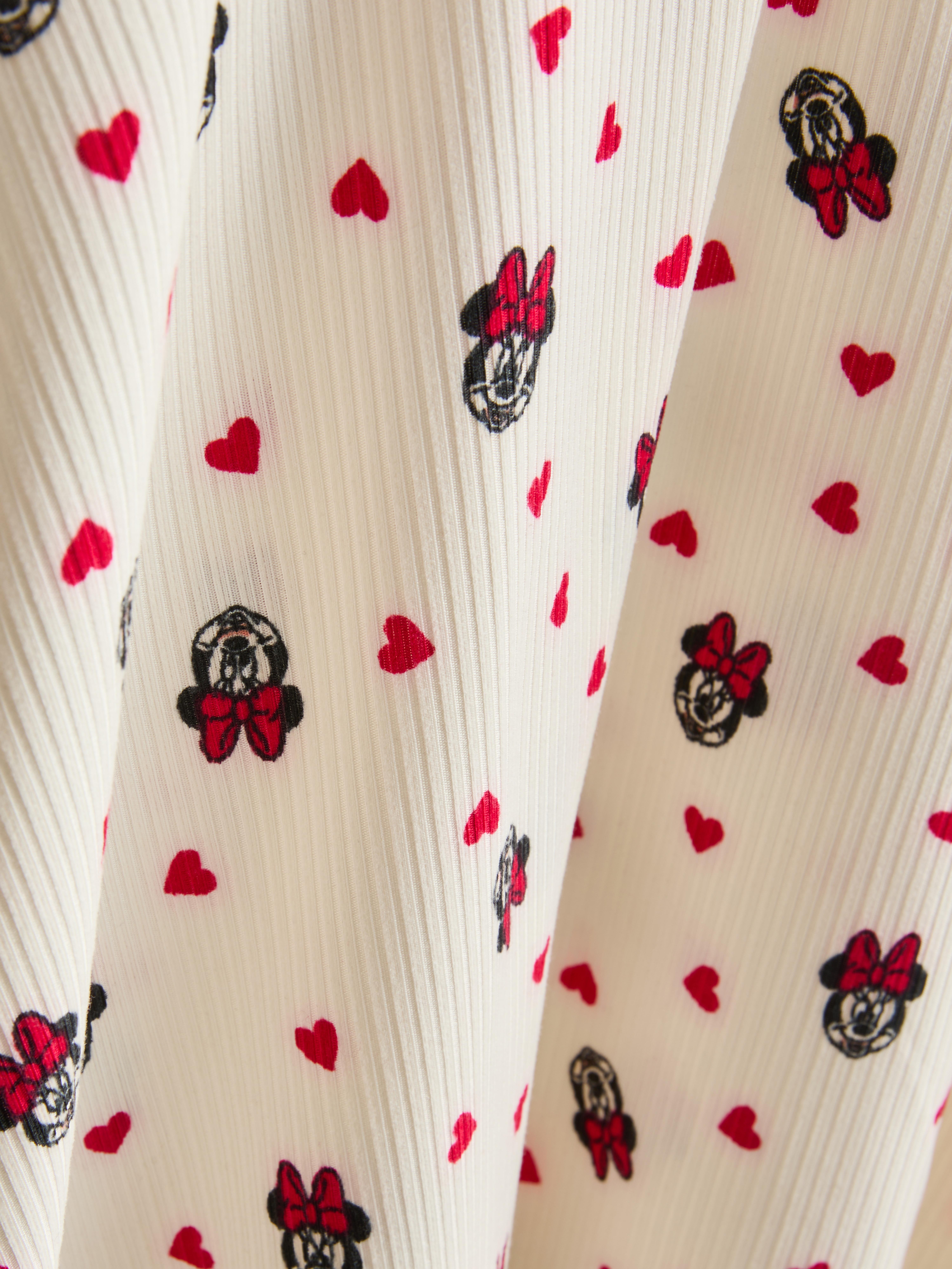 T-shirt Minnie Mouse Primark Fille | Blanc âge 2 Ans | 92% Coton, 8% Polyester
