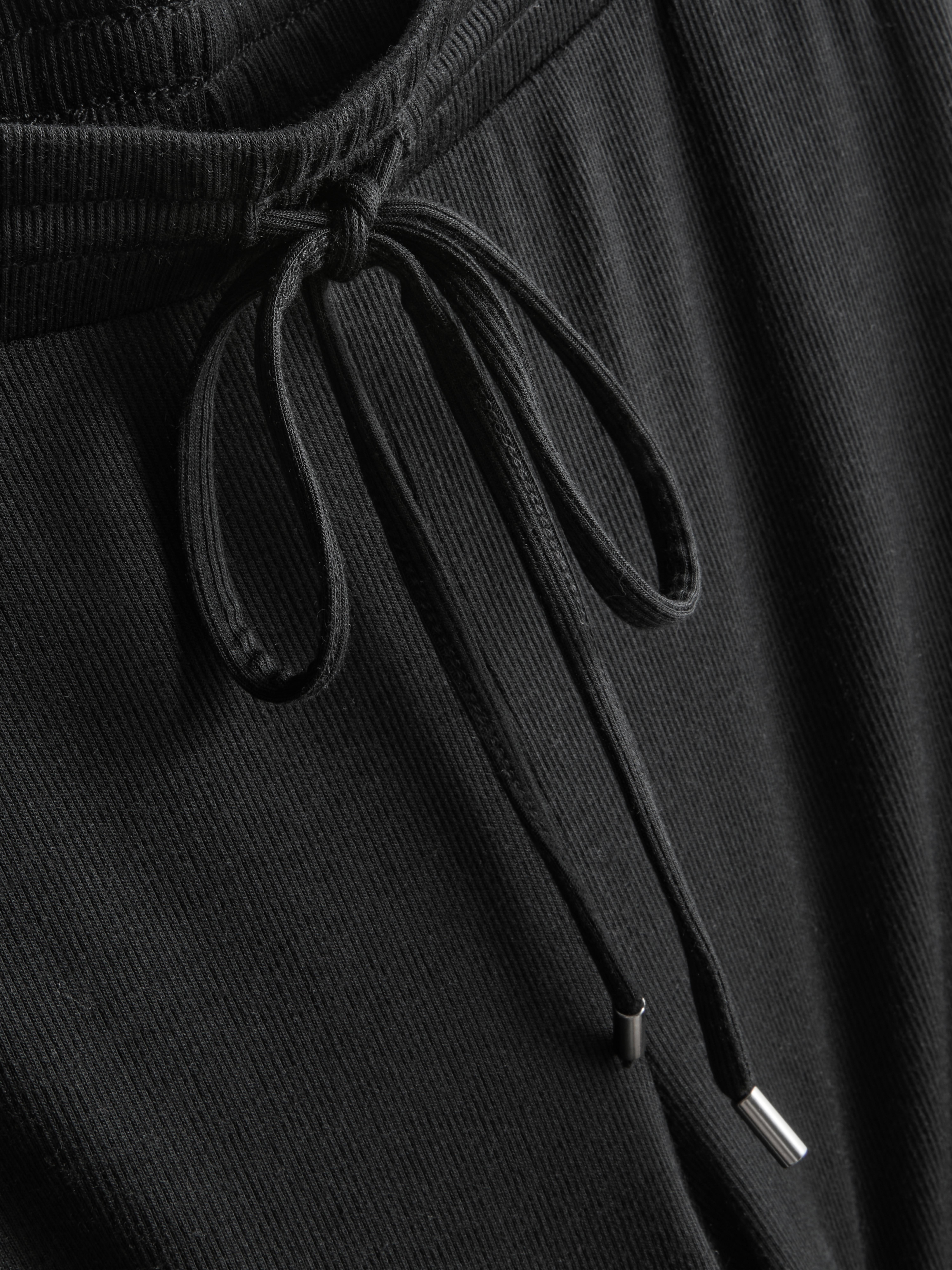 Ribbed Pajama Bottoms