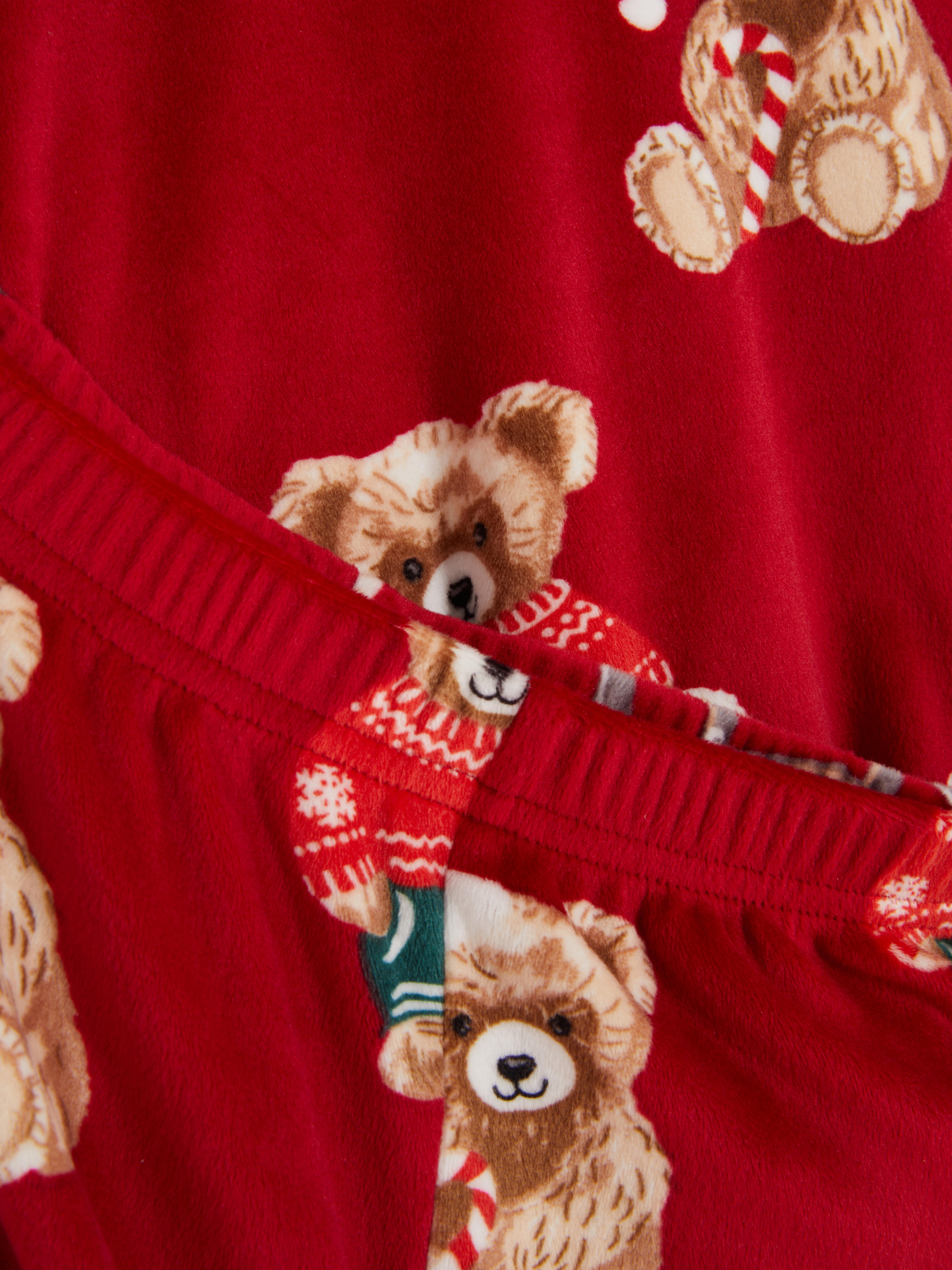 1.5-15yrs | Kid's Red Bear Family Christmas Pyjamas