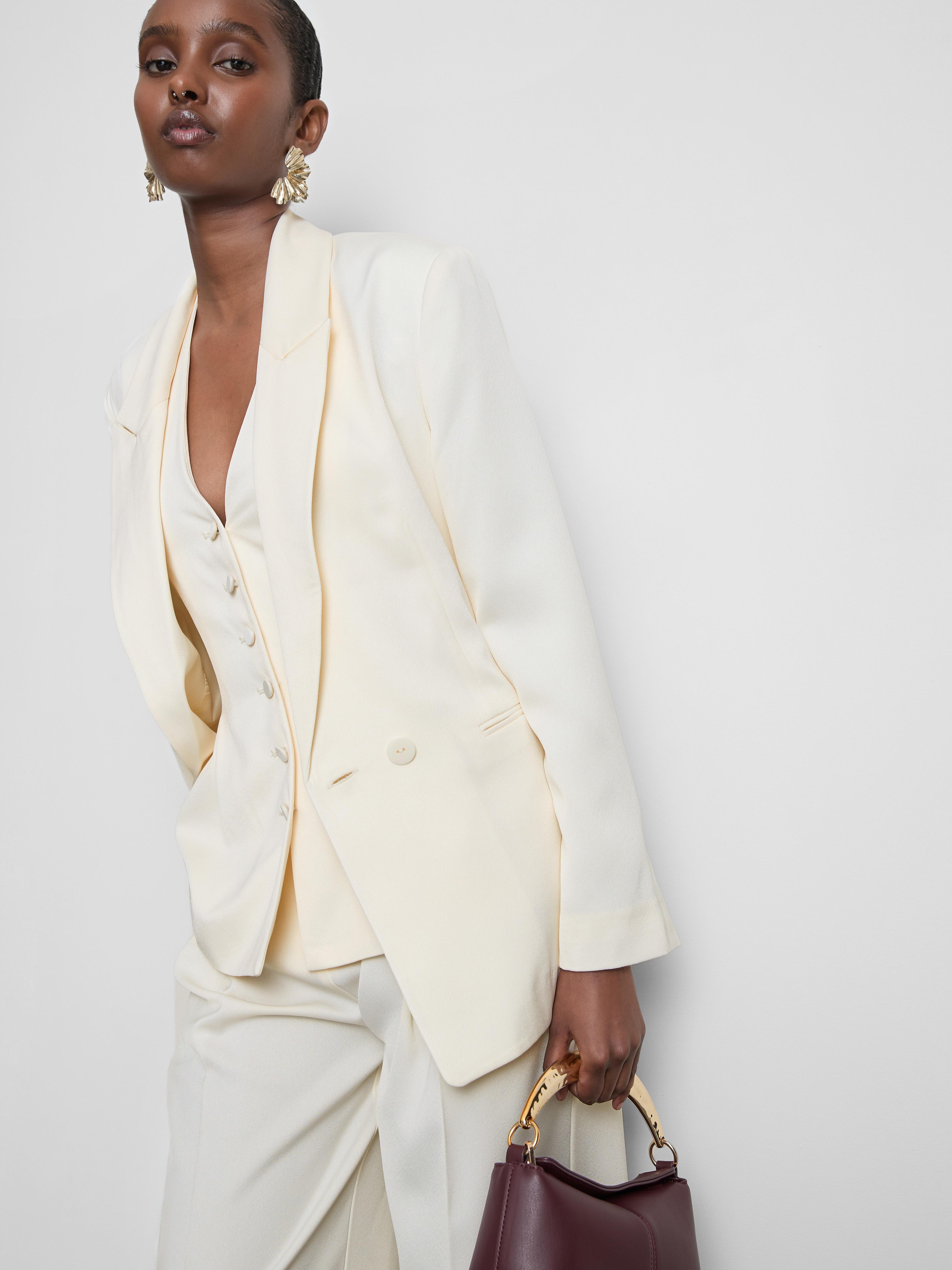 Satin Tailored Blazer