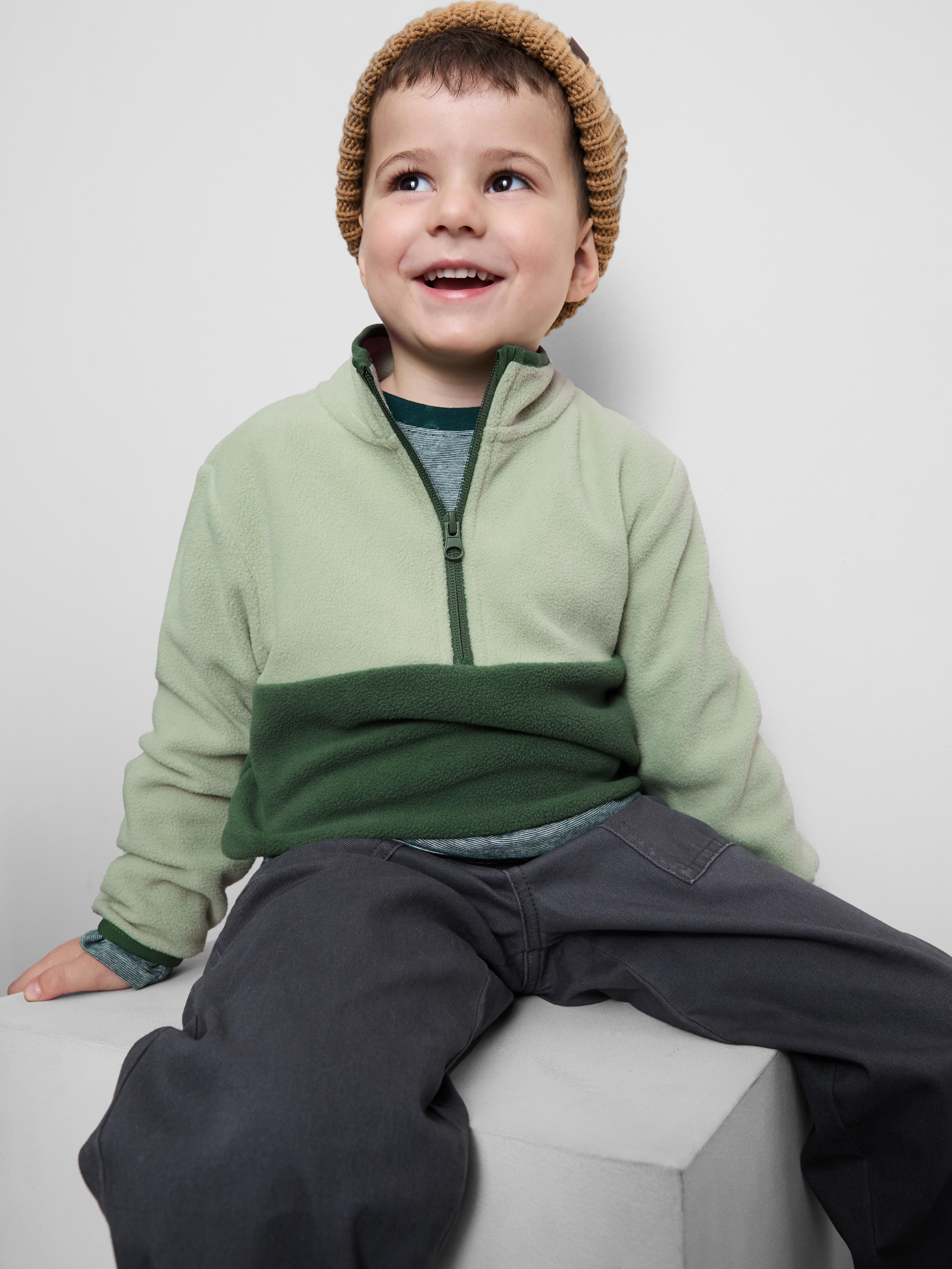 1.5-8yrs | Colour Block Fleece Jacket