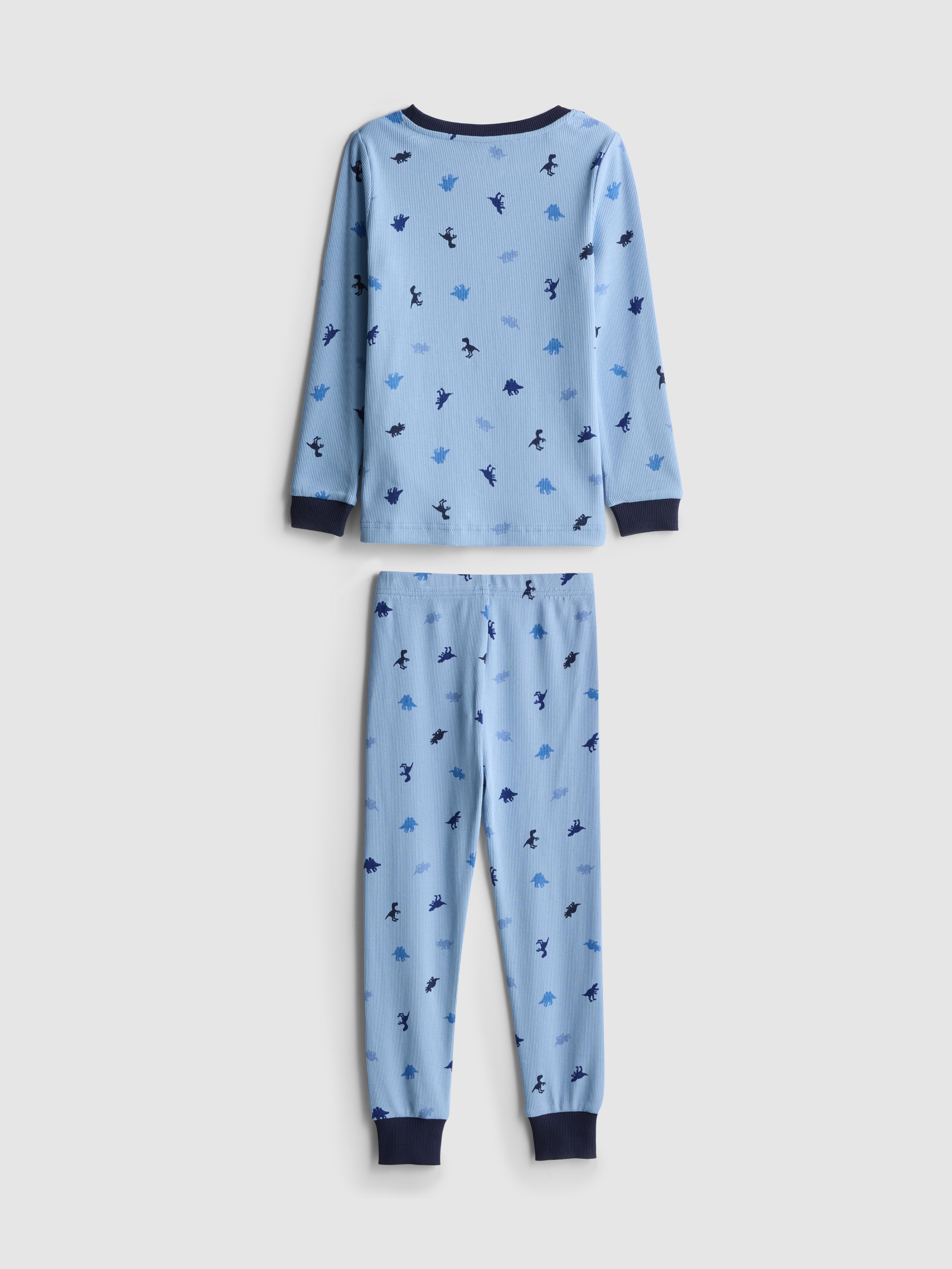 1.5-8yrs | Dinosaur Graphic Ribbed Pyjamas