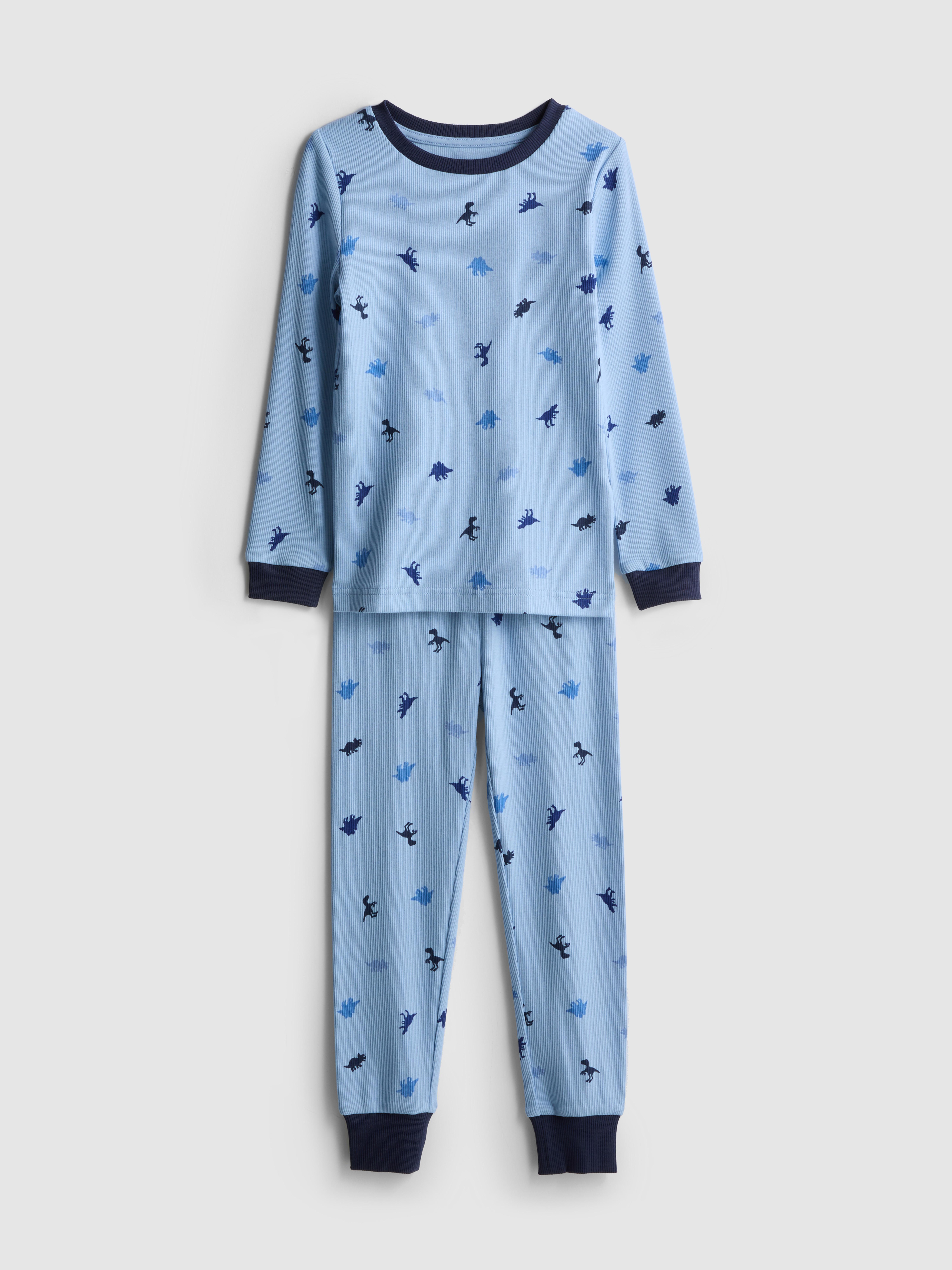 1.5-8yrs | Dinosaur Graphic Ribbed Pyjamas