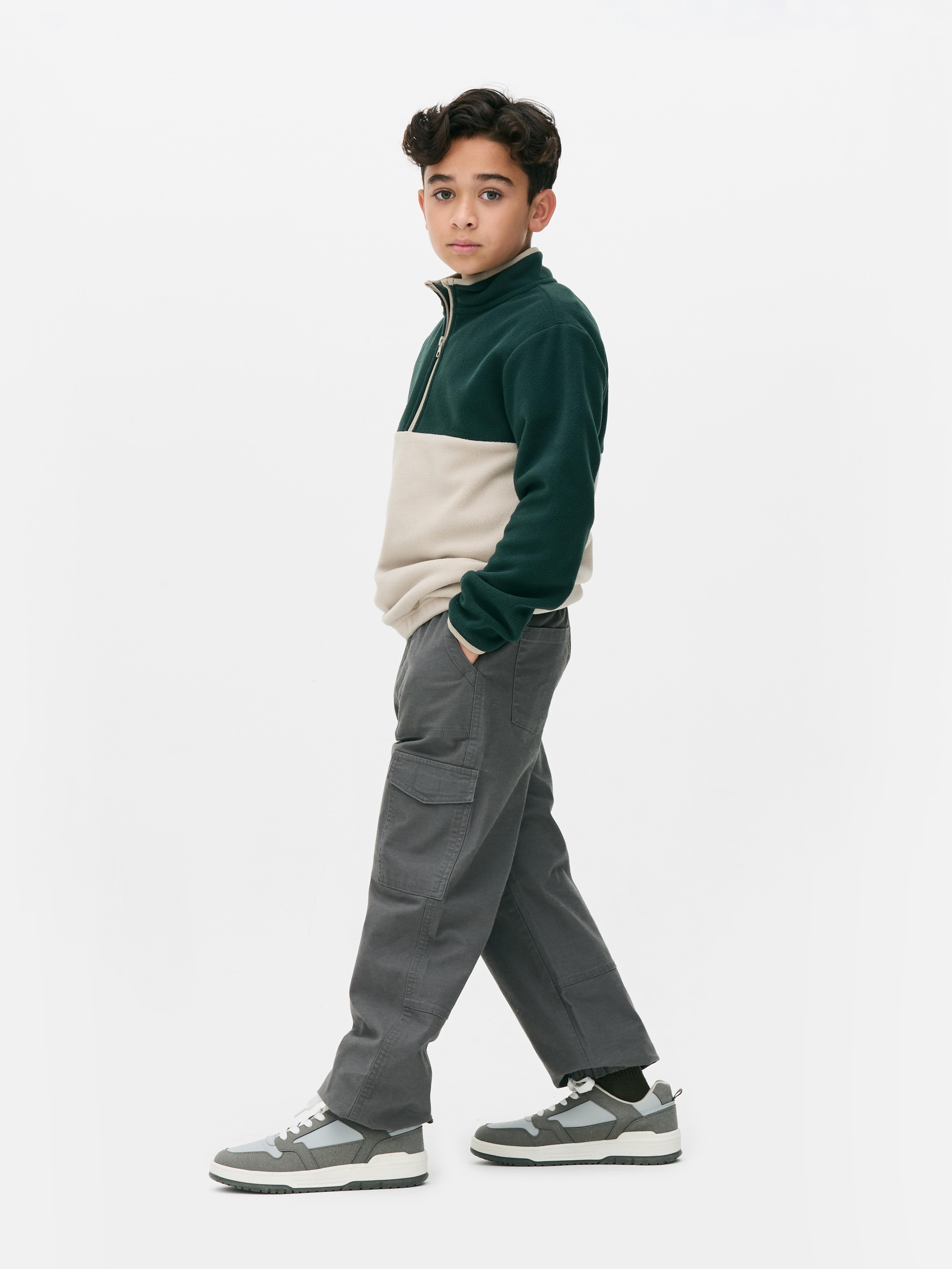 7-15yrs | Quarter-Zip Fleece Jacket