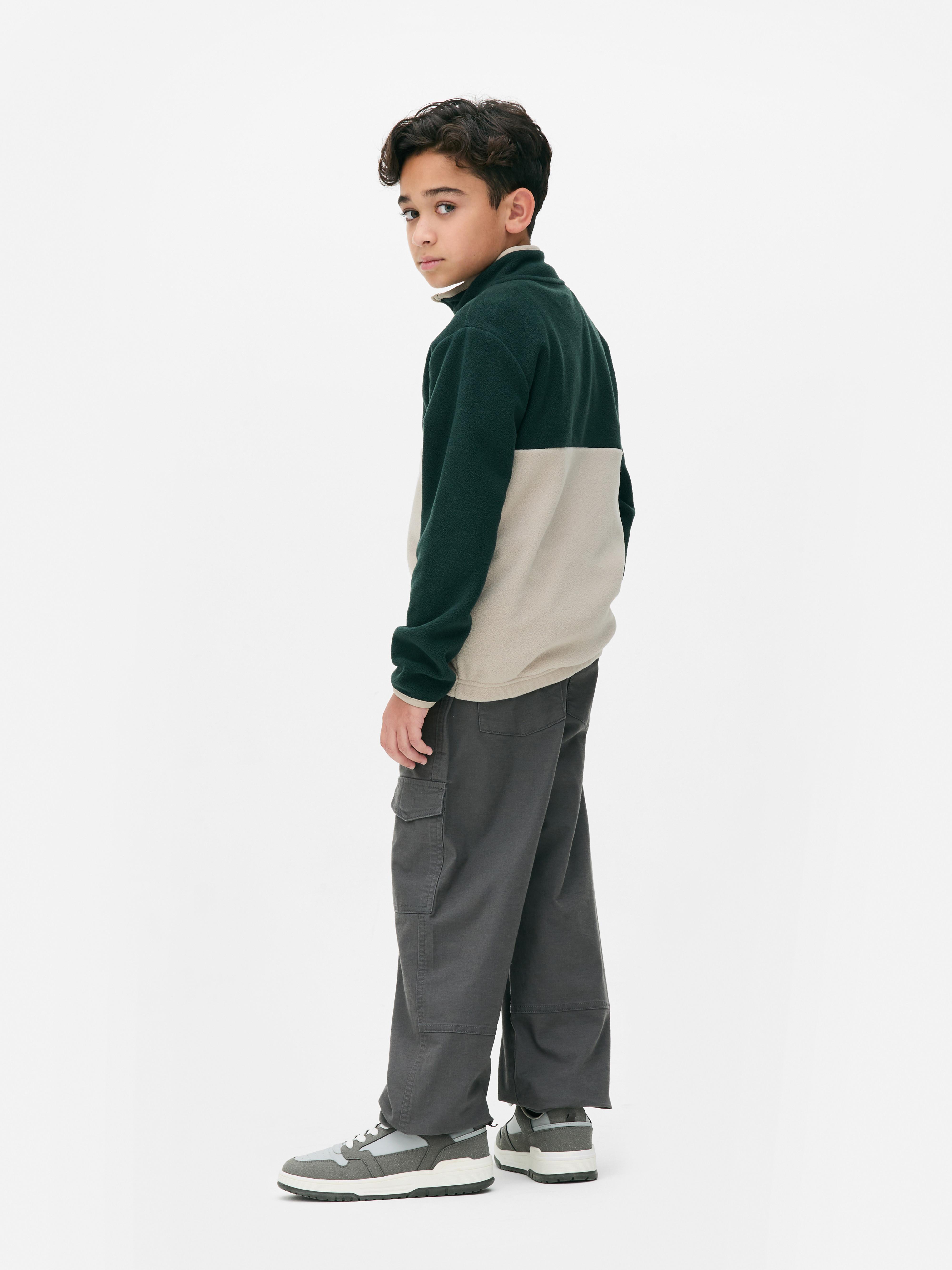7-15yrs | Quarter-Zip Fleece Jacket