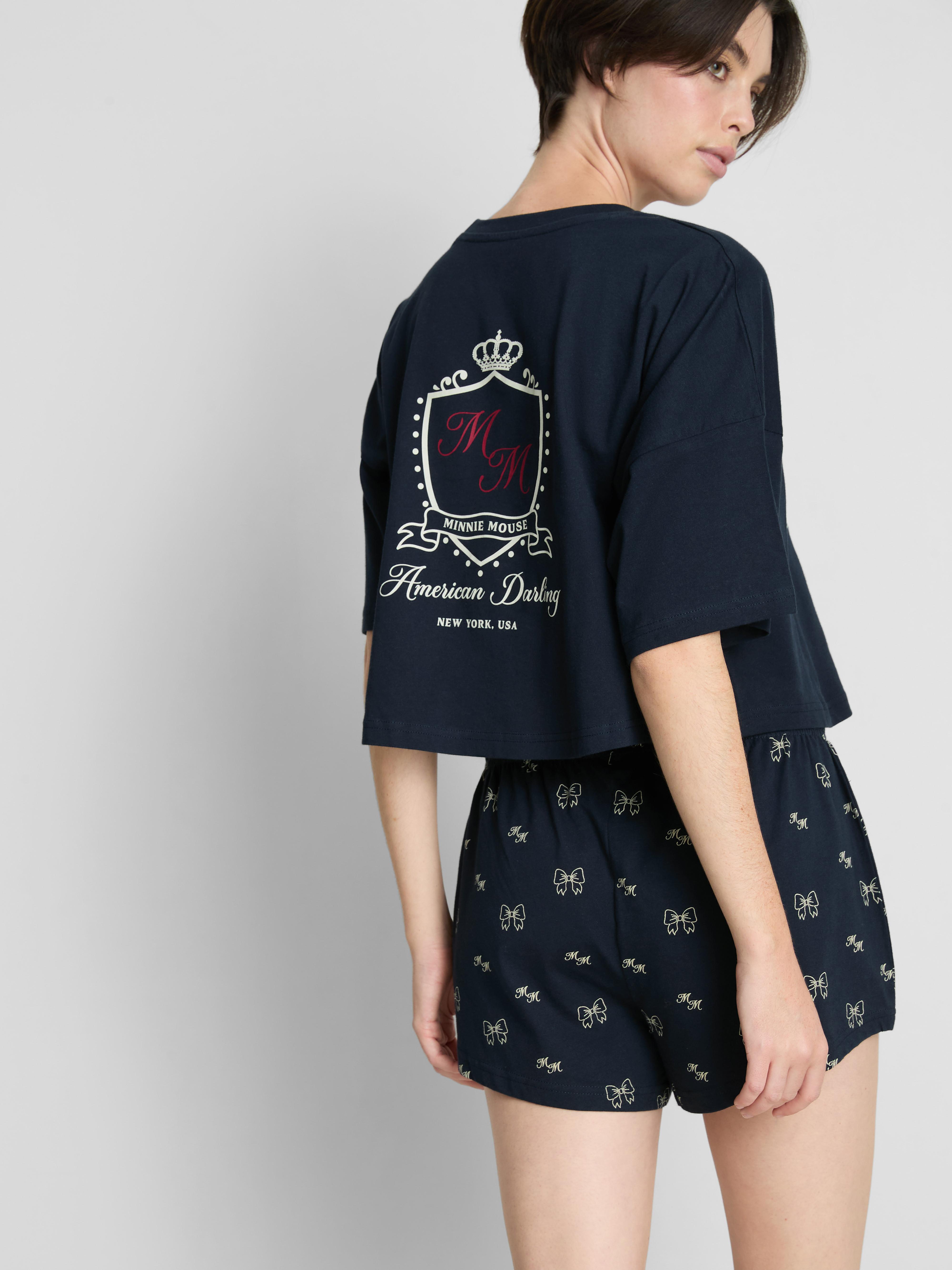 Disney’s Minnie Mouse Cotton Printed Shorty Pyjamas