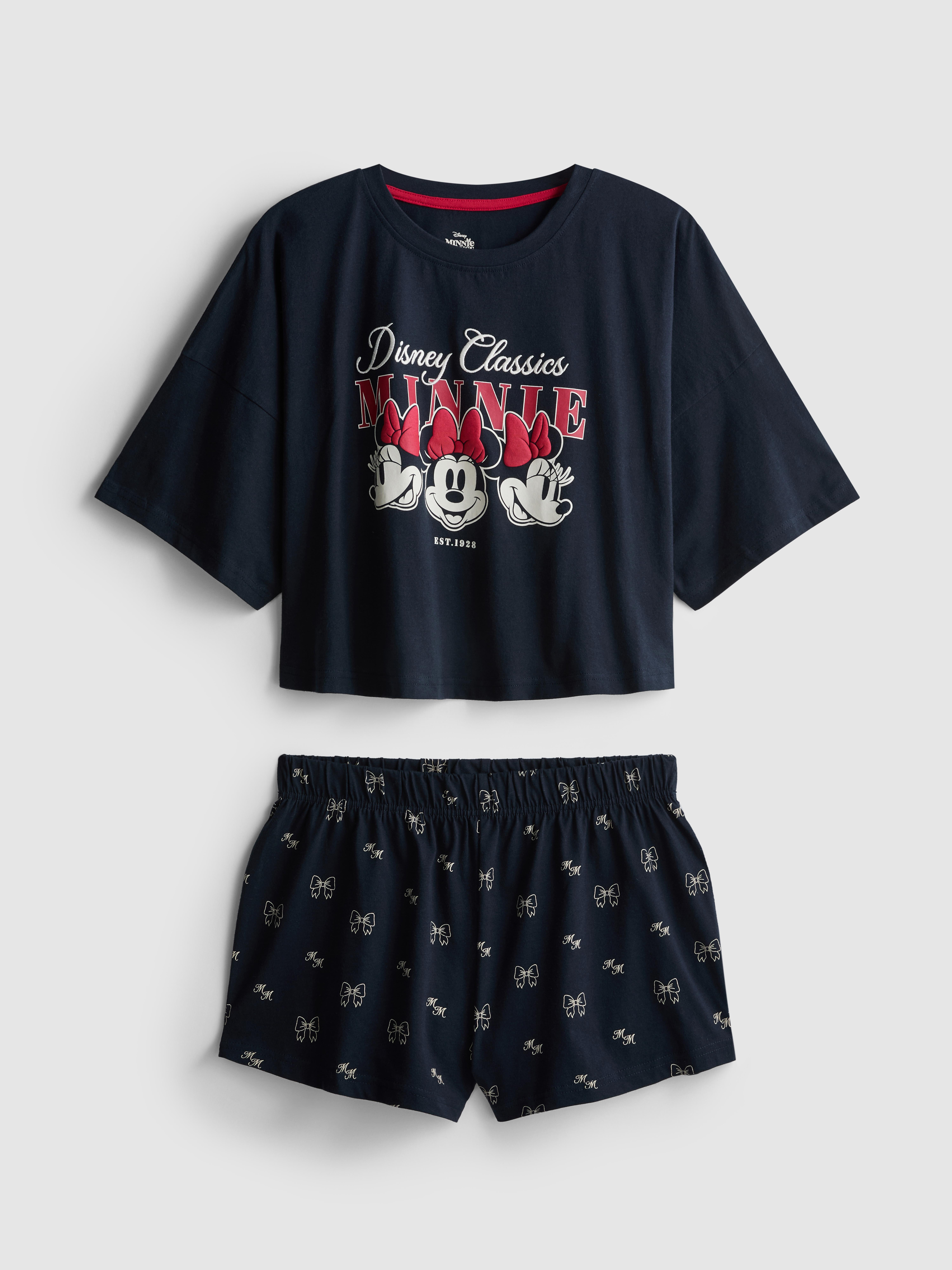 Disney’s Minnie Mouse Cotton Printed Shorty Pyjamas
