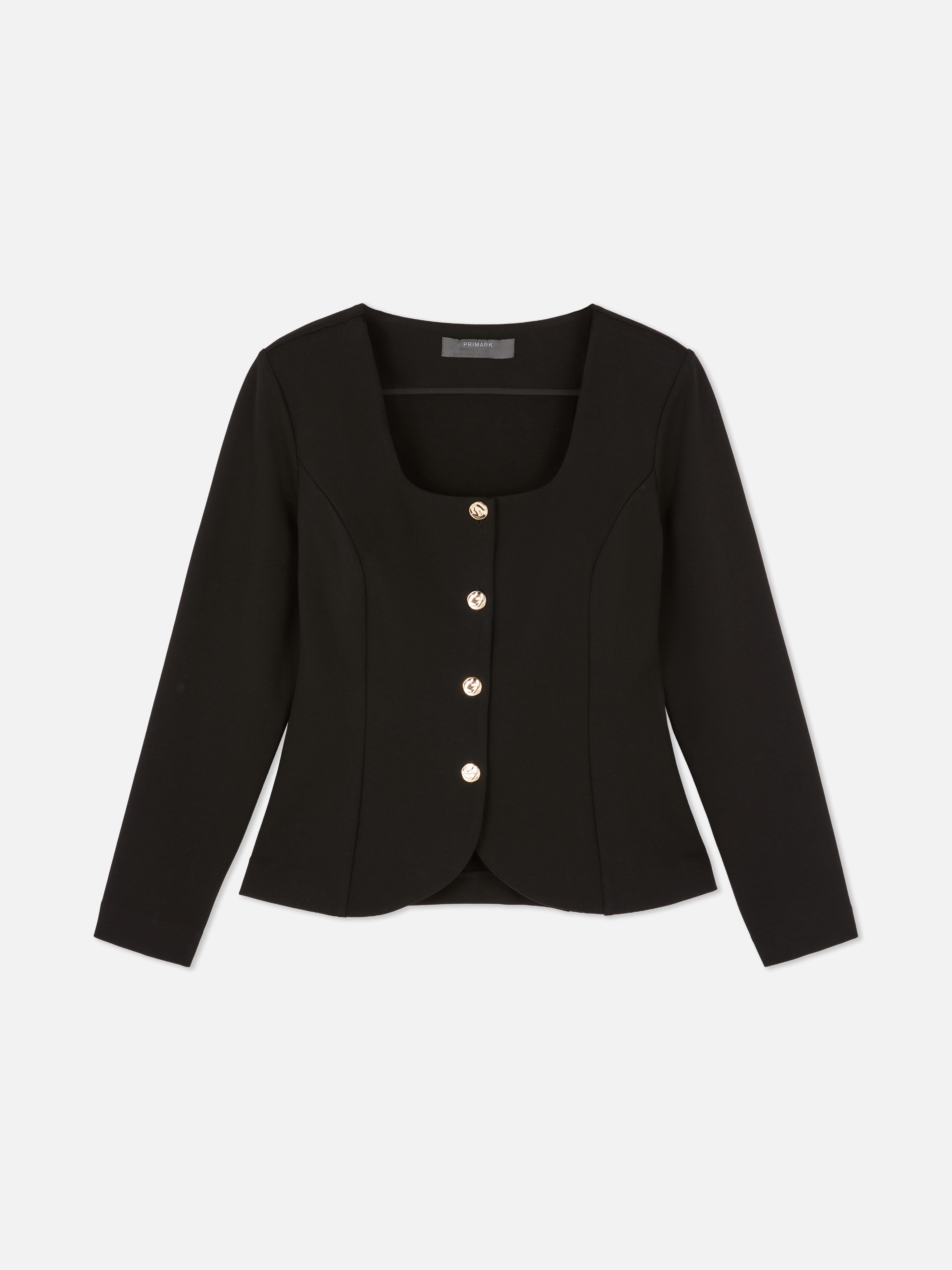Blazer entallada con botones