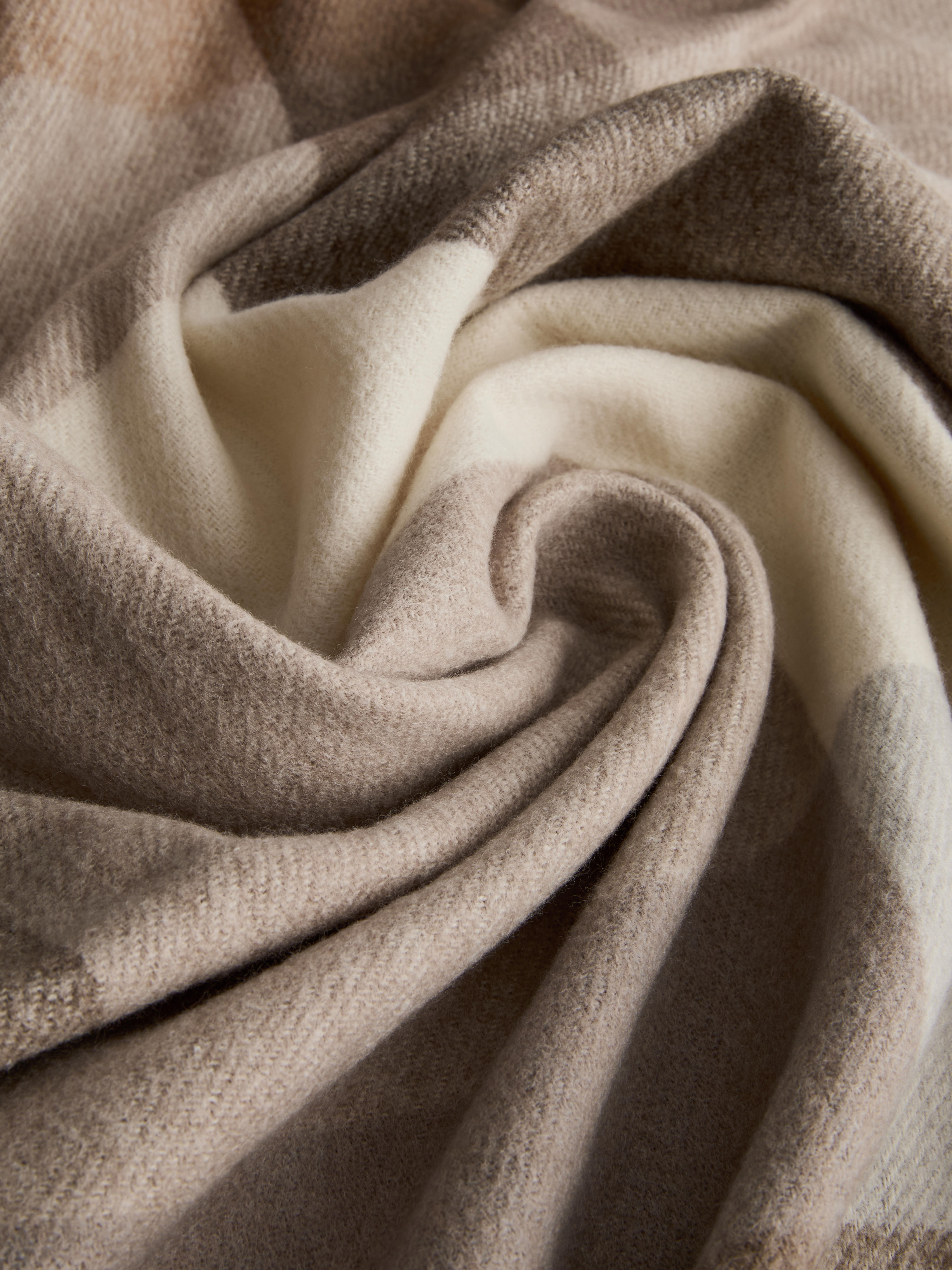 Tassel Initial Scarf