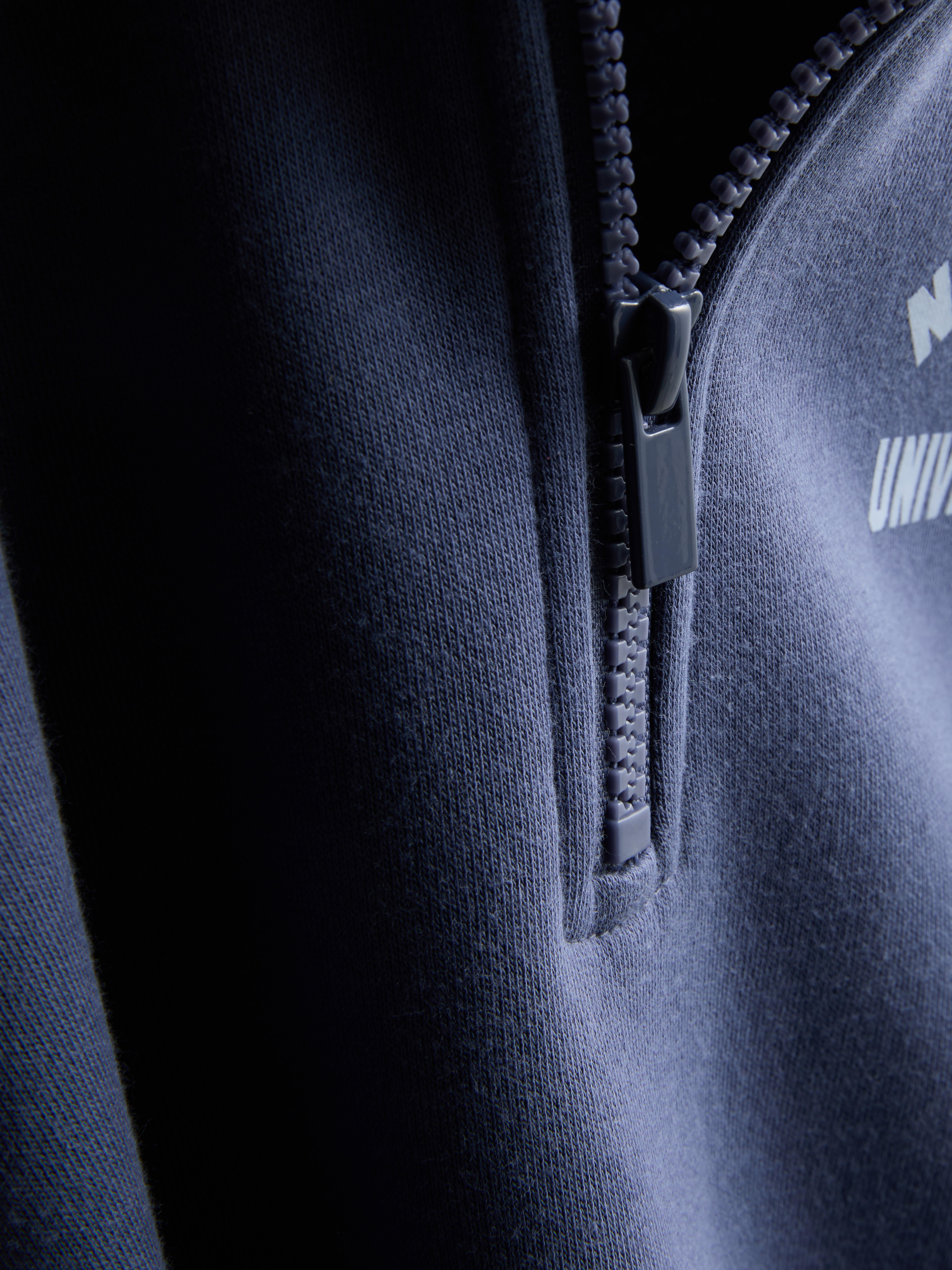 7-15yrs | Half-Zip High-Neck Sweatshirt