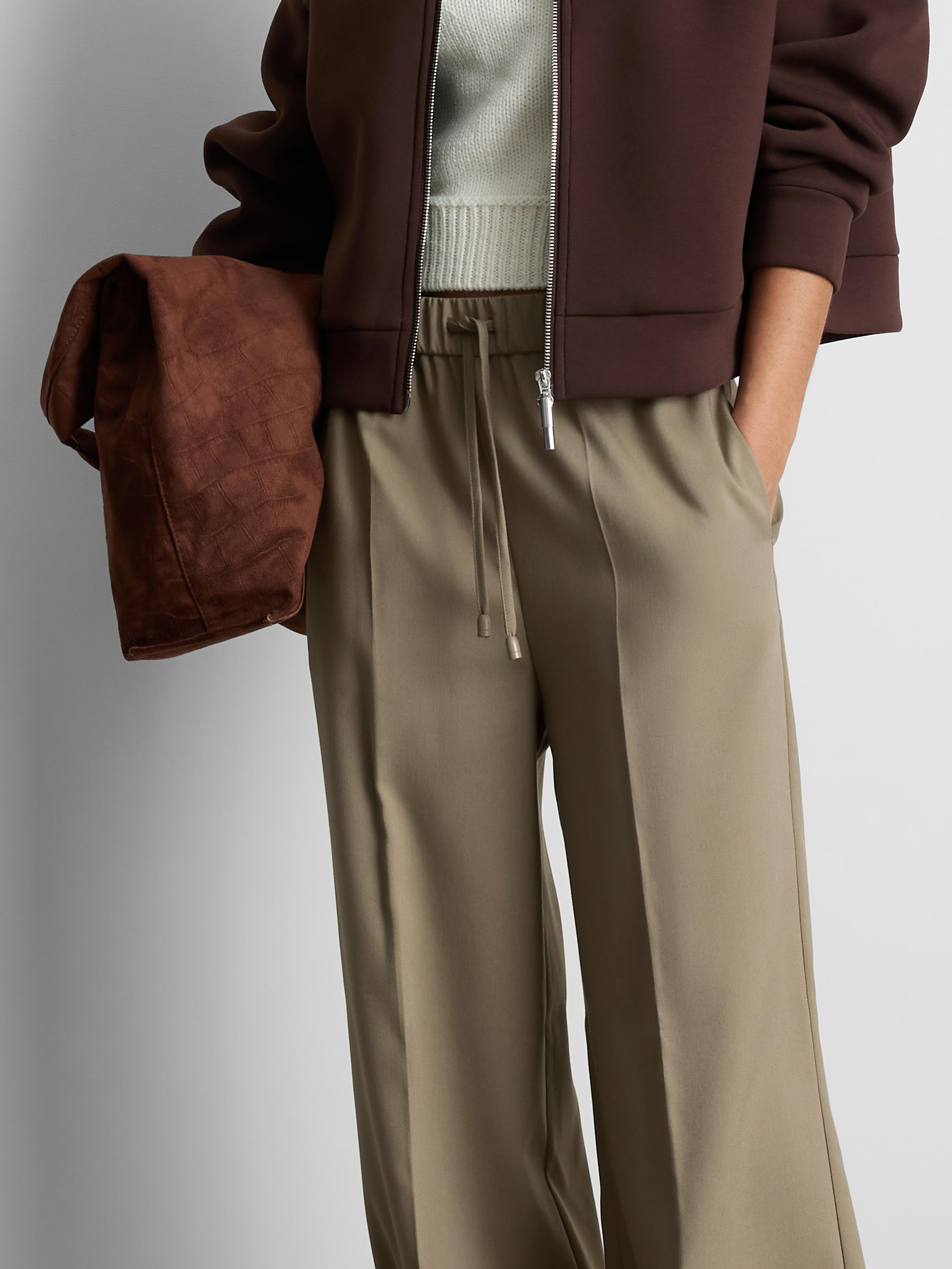 Smart Wide Leg Joggers