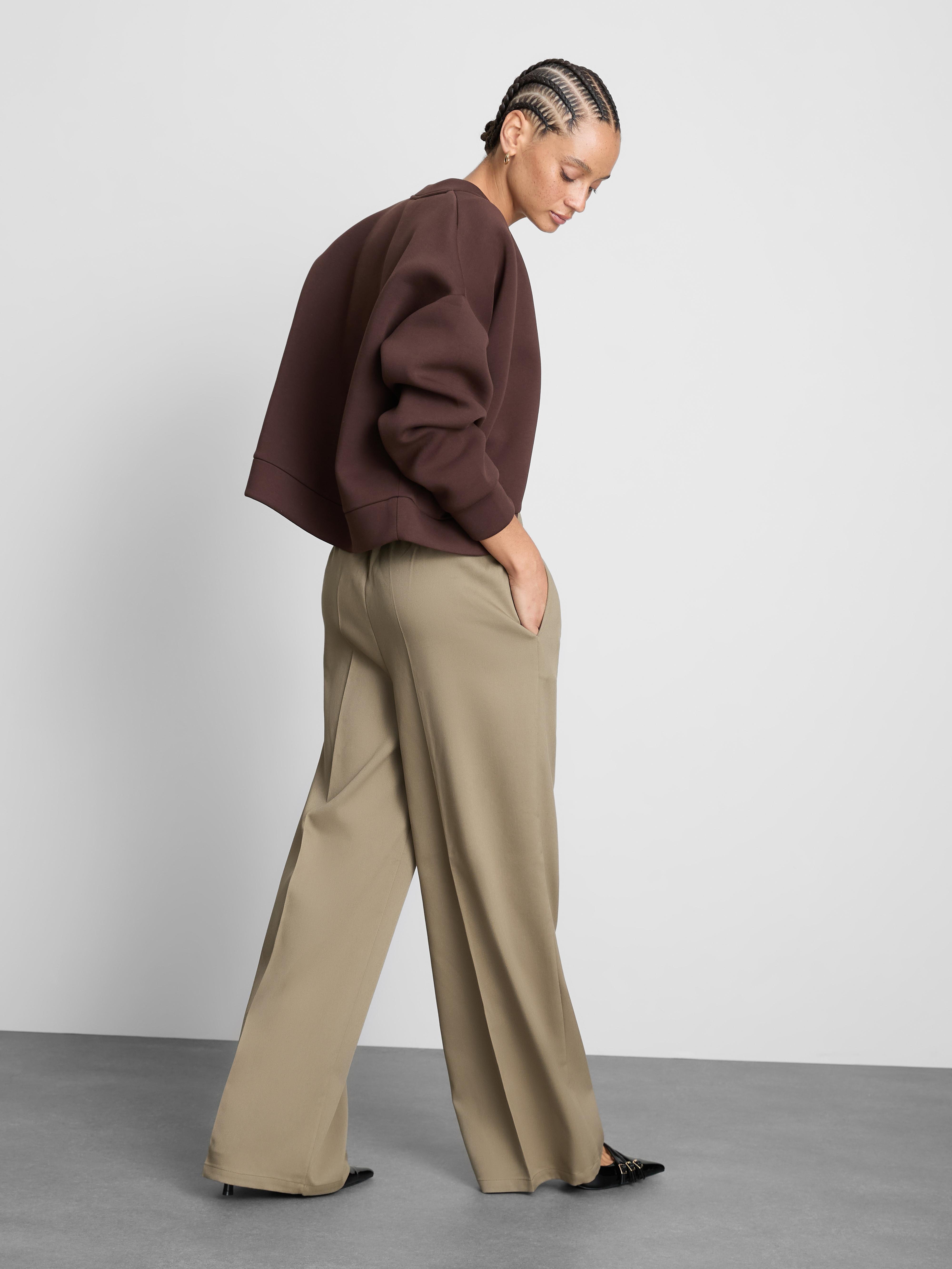 Smart Wide Leg Joggers