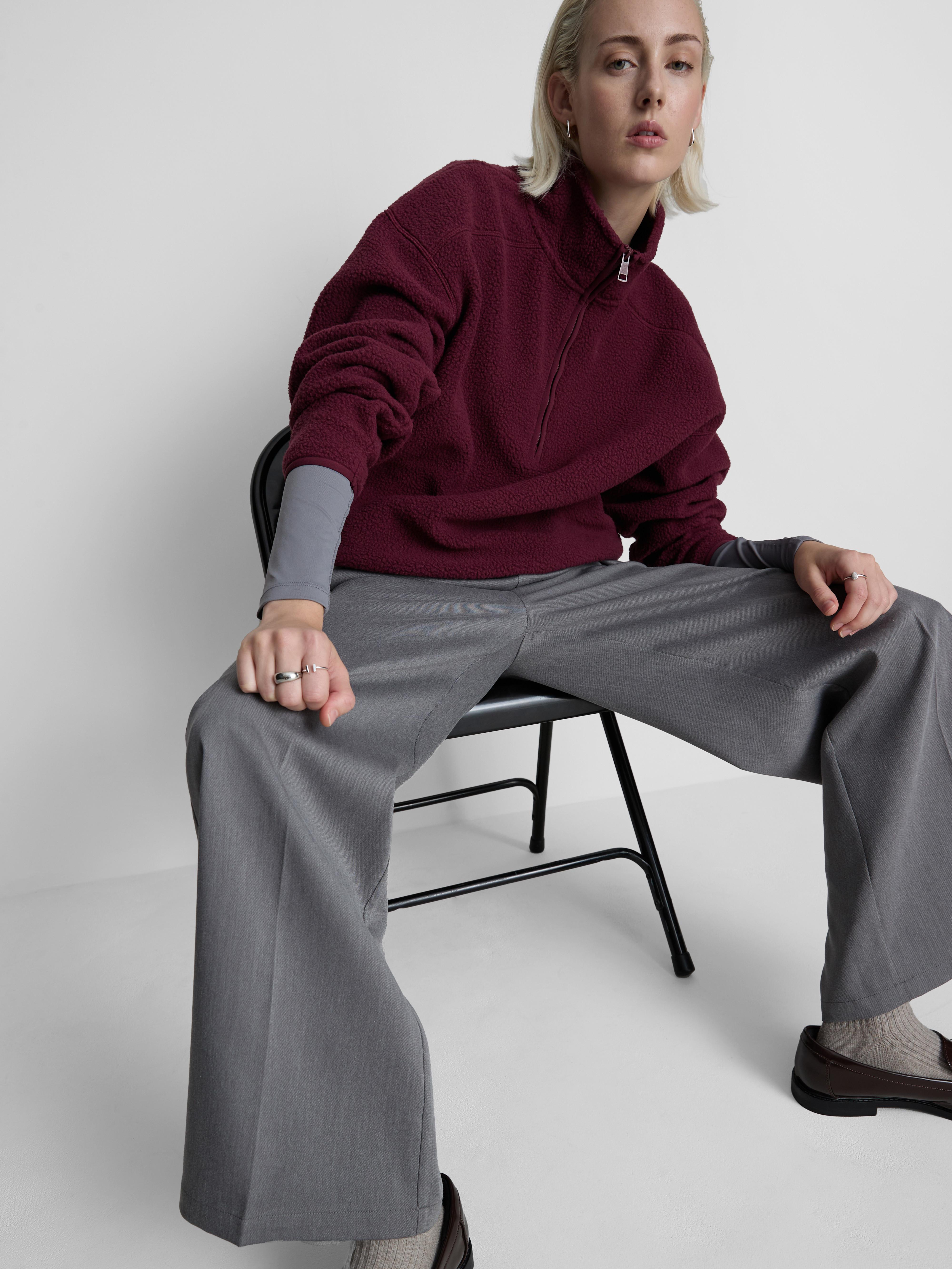 Smart Wide Leg Joggers