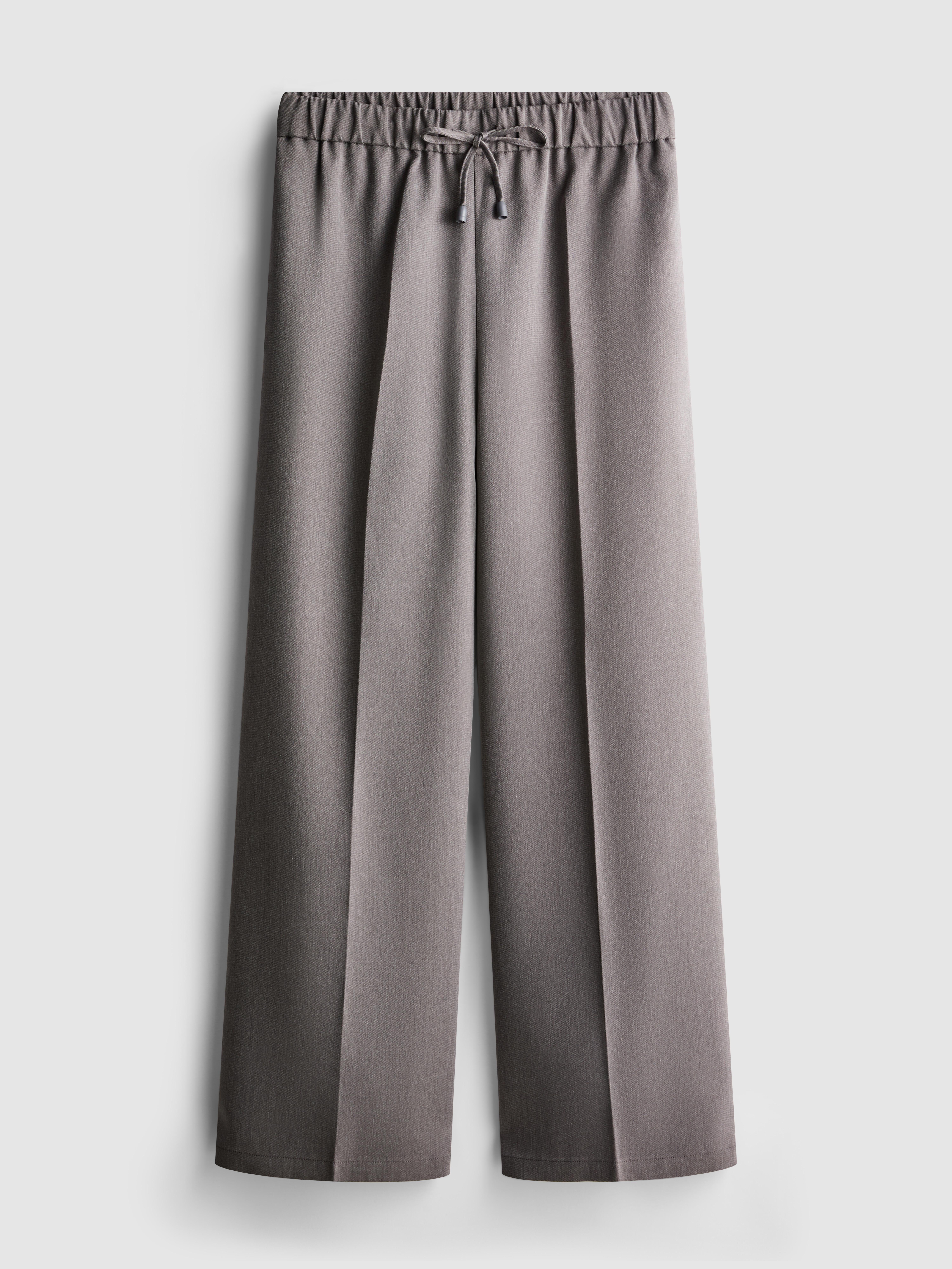 Smart Wide Leg Joggers