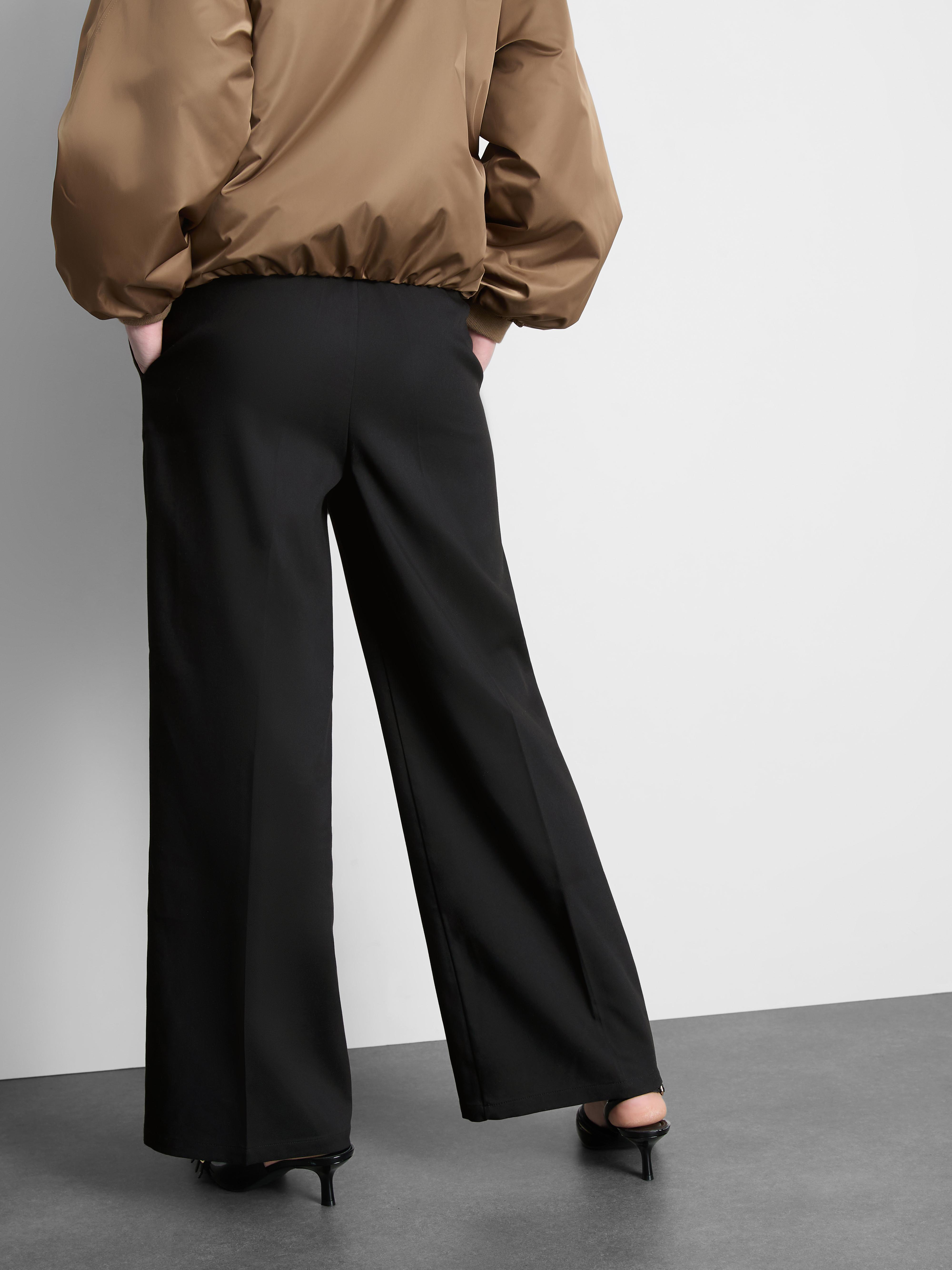 Smart Wide Leg Joggers