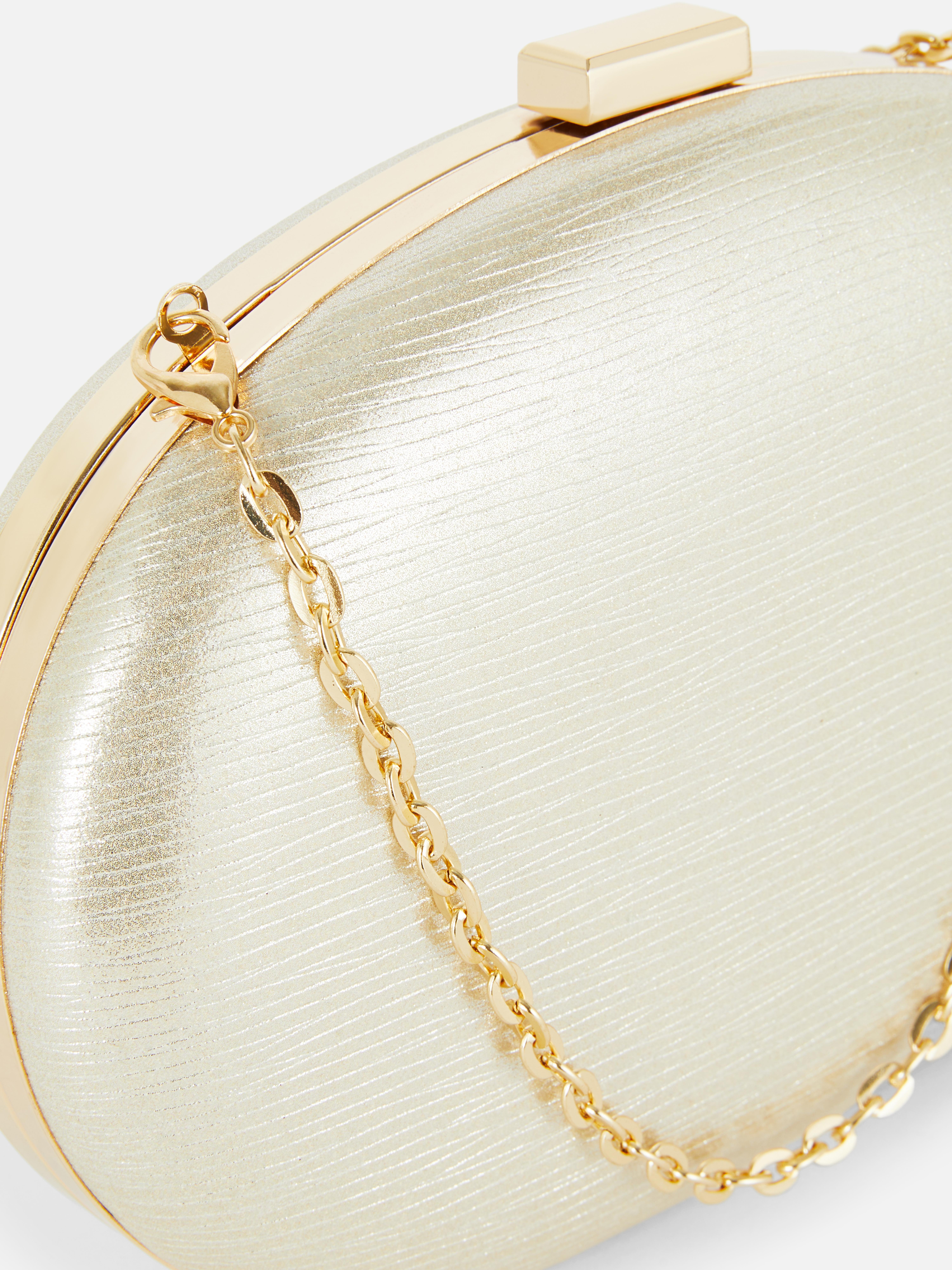 Mala clutch rígida oval
