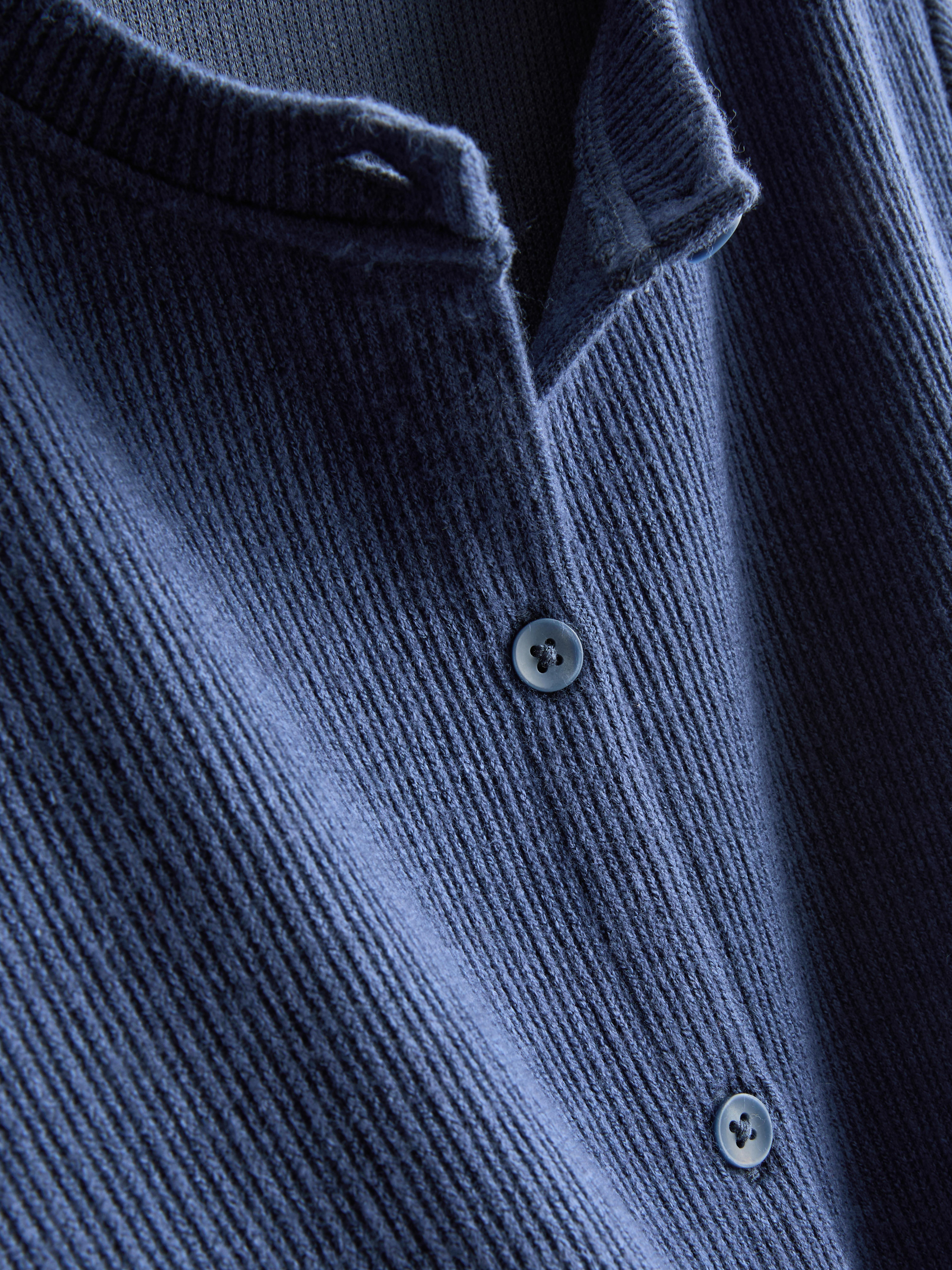 Girls Blue 7-15yrs | Ribbed Cardigan and Flare Leggings Set