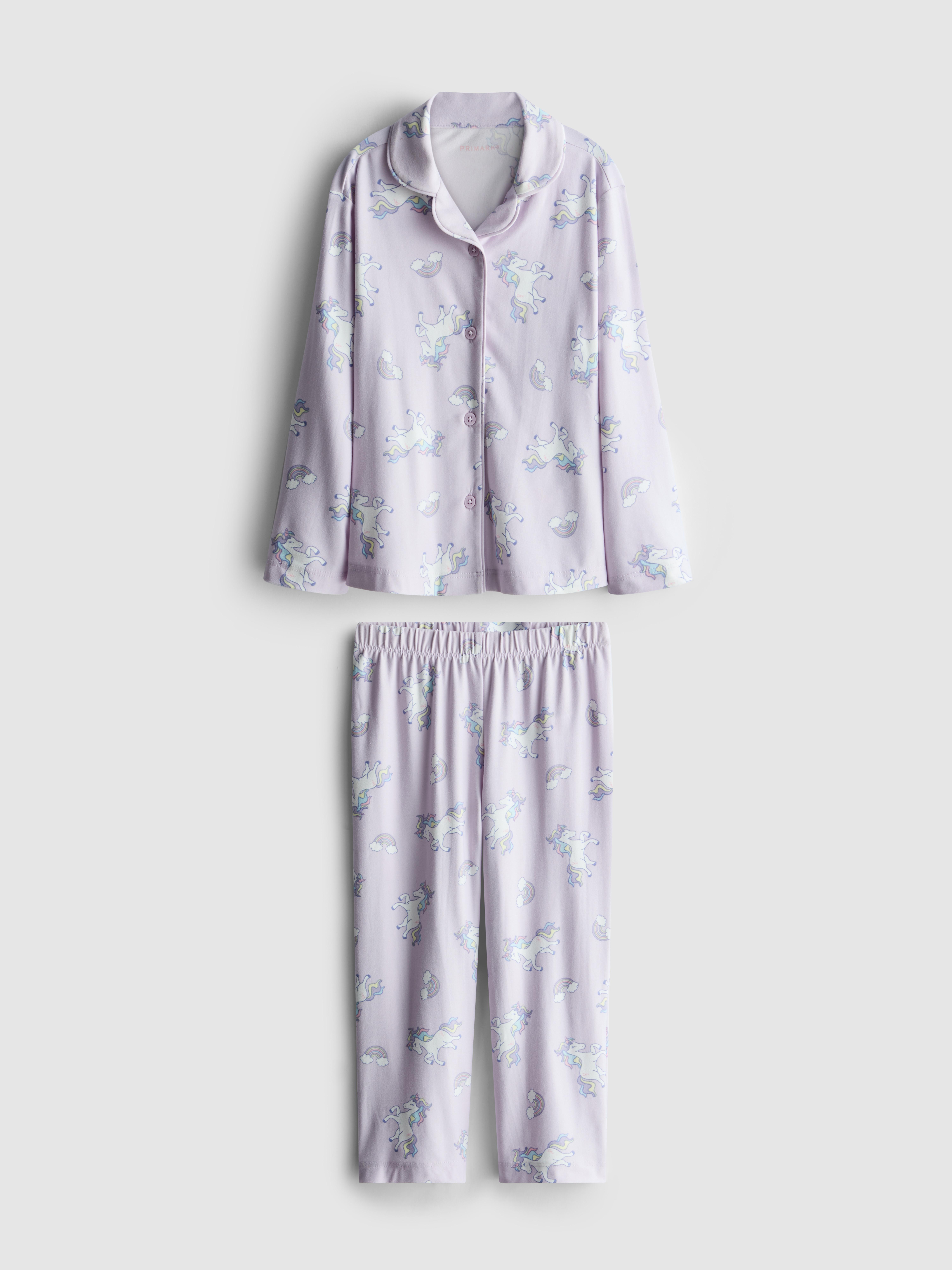 1,5–10 let | Pyžamo s košilí s potiskem jednorožce