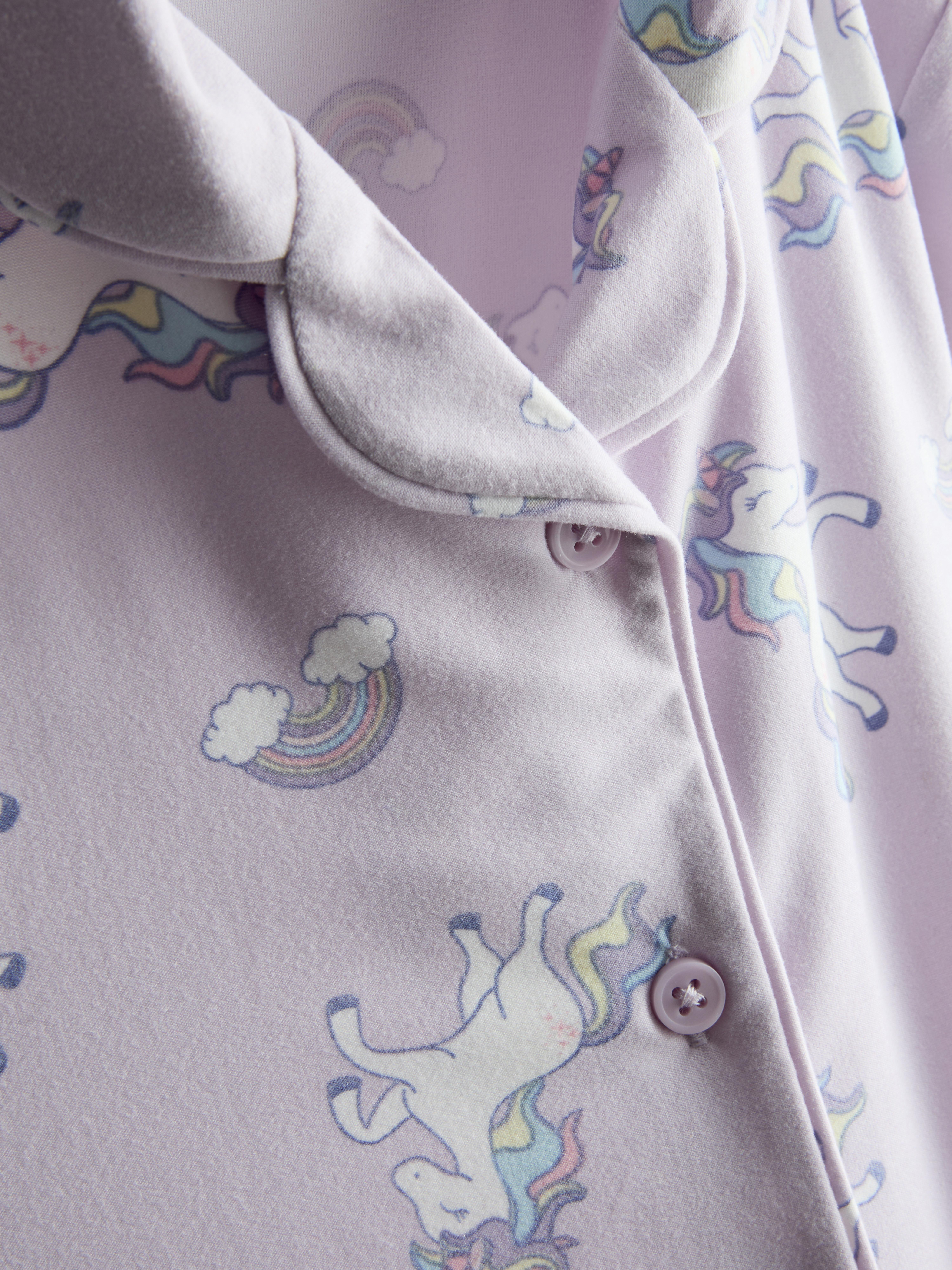 1.5-10yrs | Unicorn Graphic Shirt Pyjamas