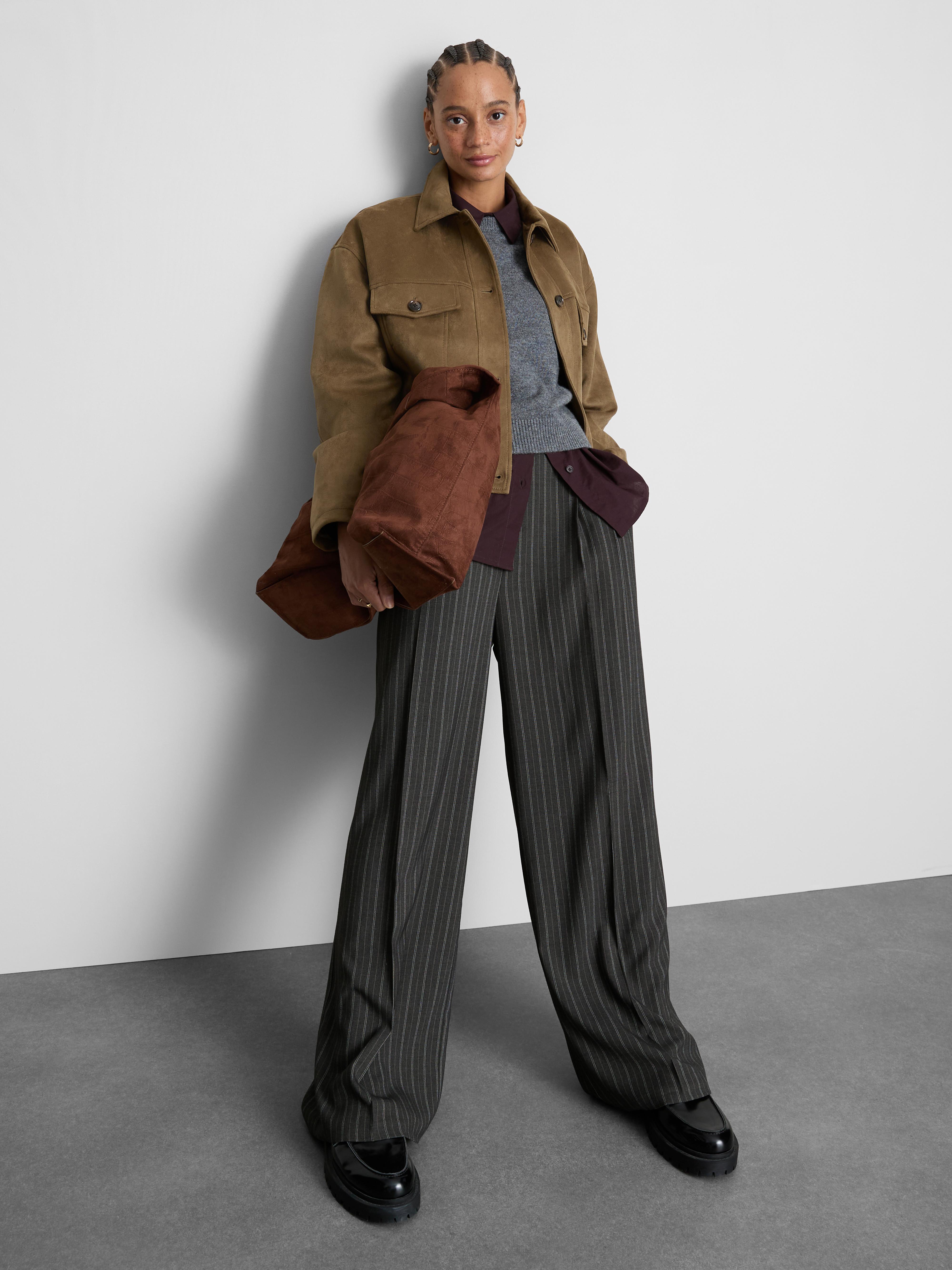 Pantaloni a righe morbidi