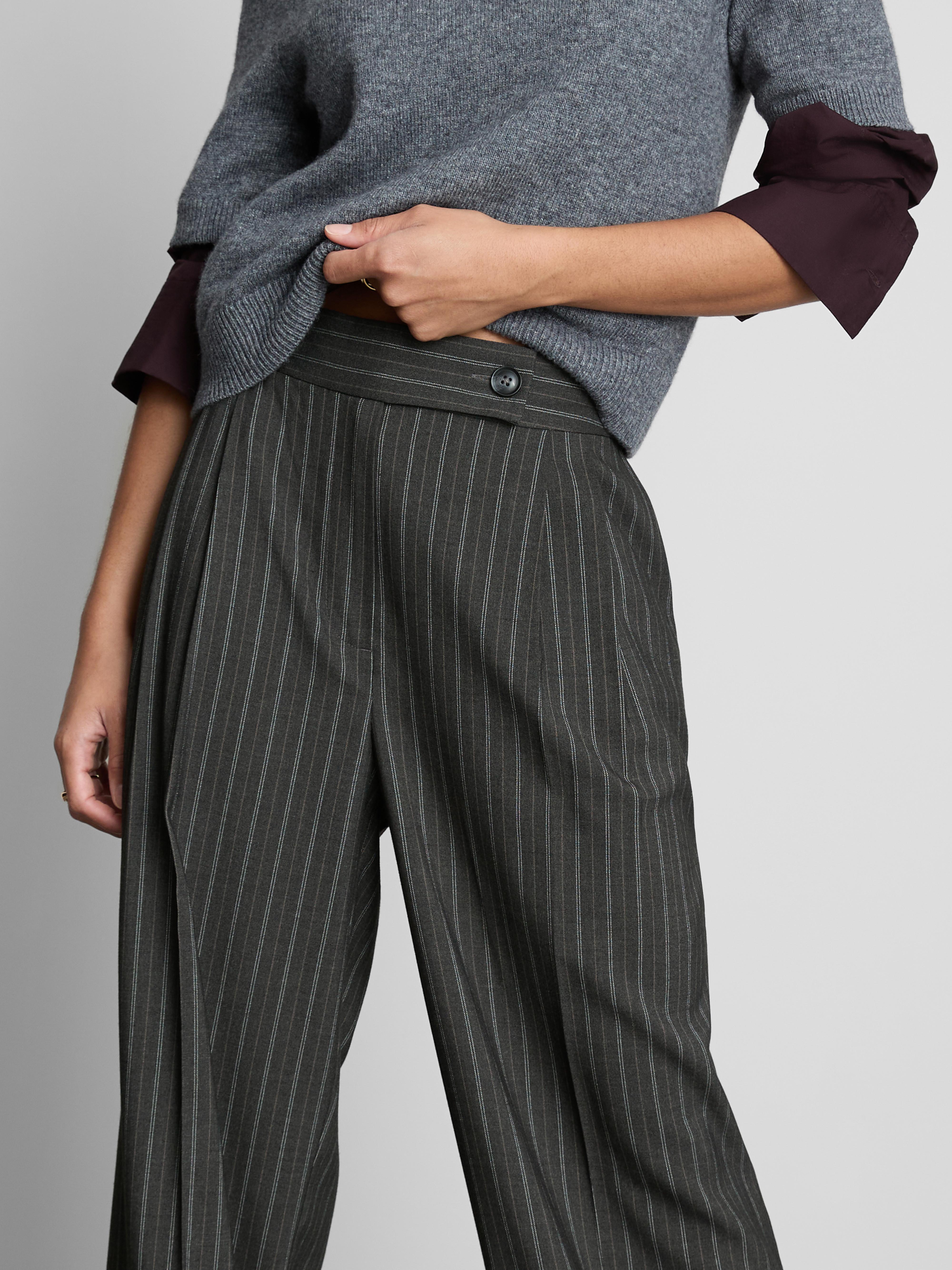 Pantaloni a righe morbidi