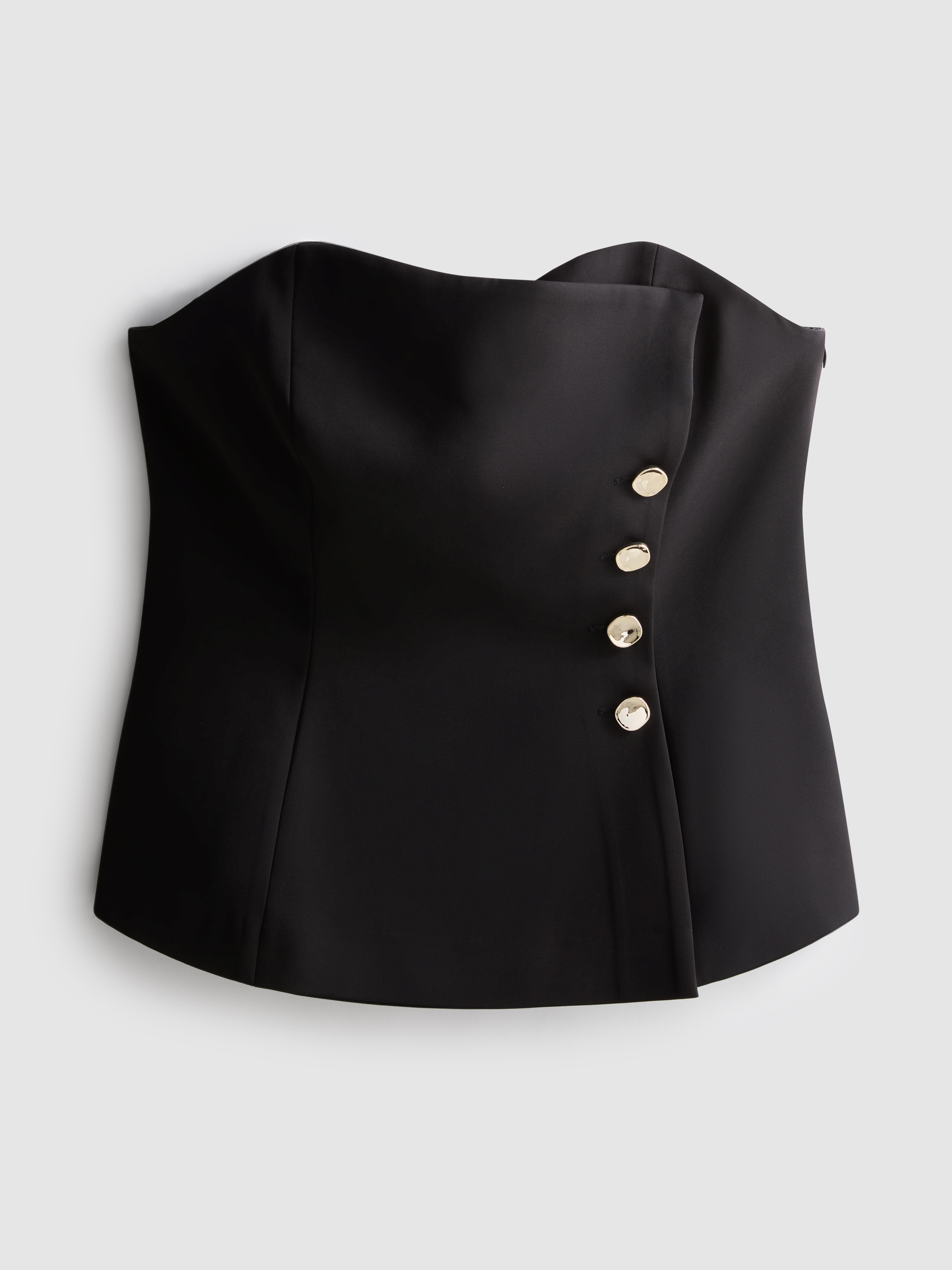 Wrap Strapless Waistcoat