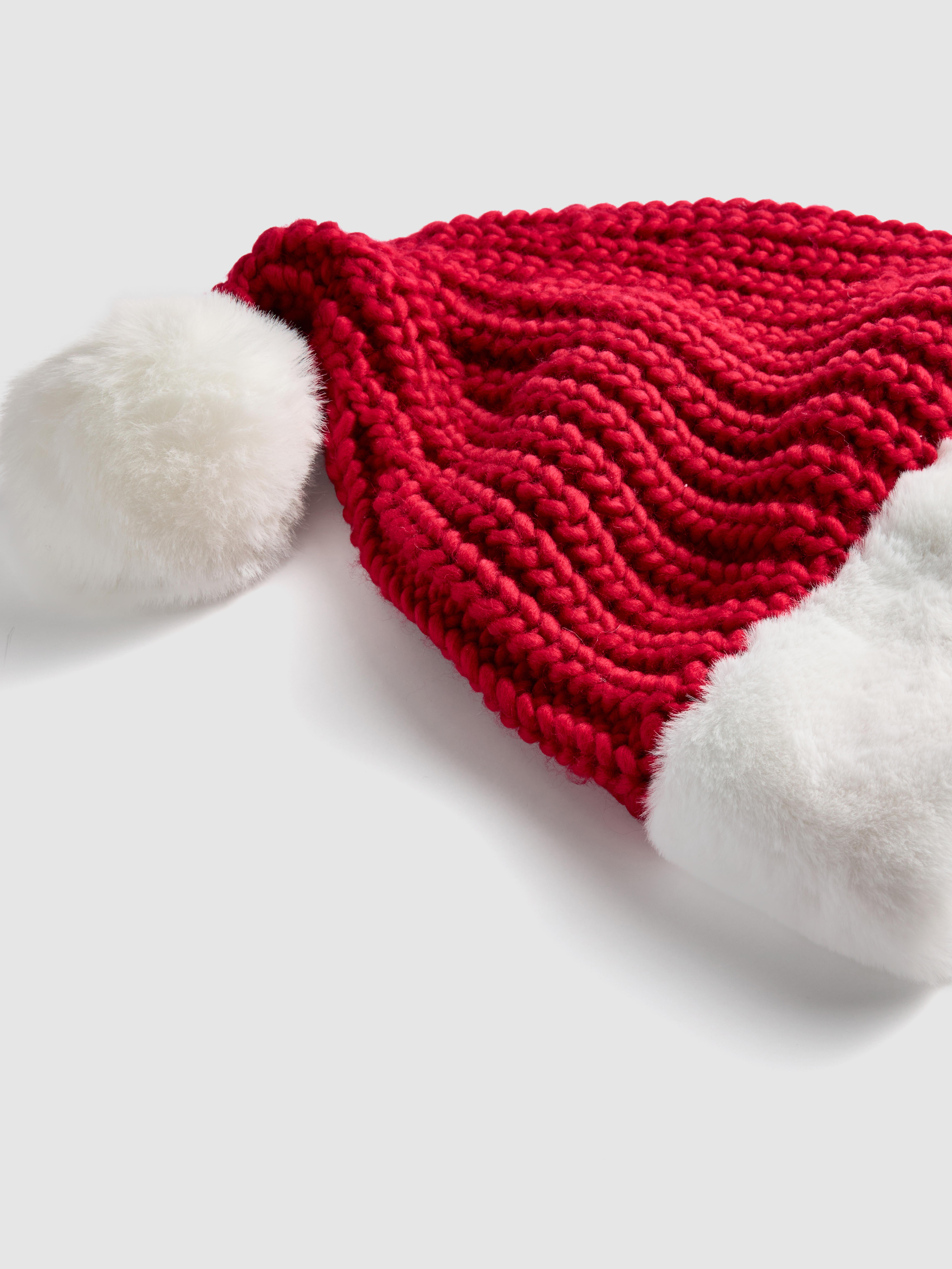 Knitted Santa Hat