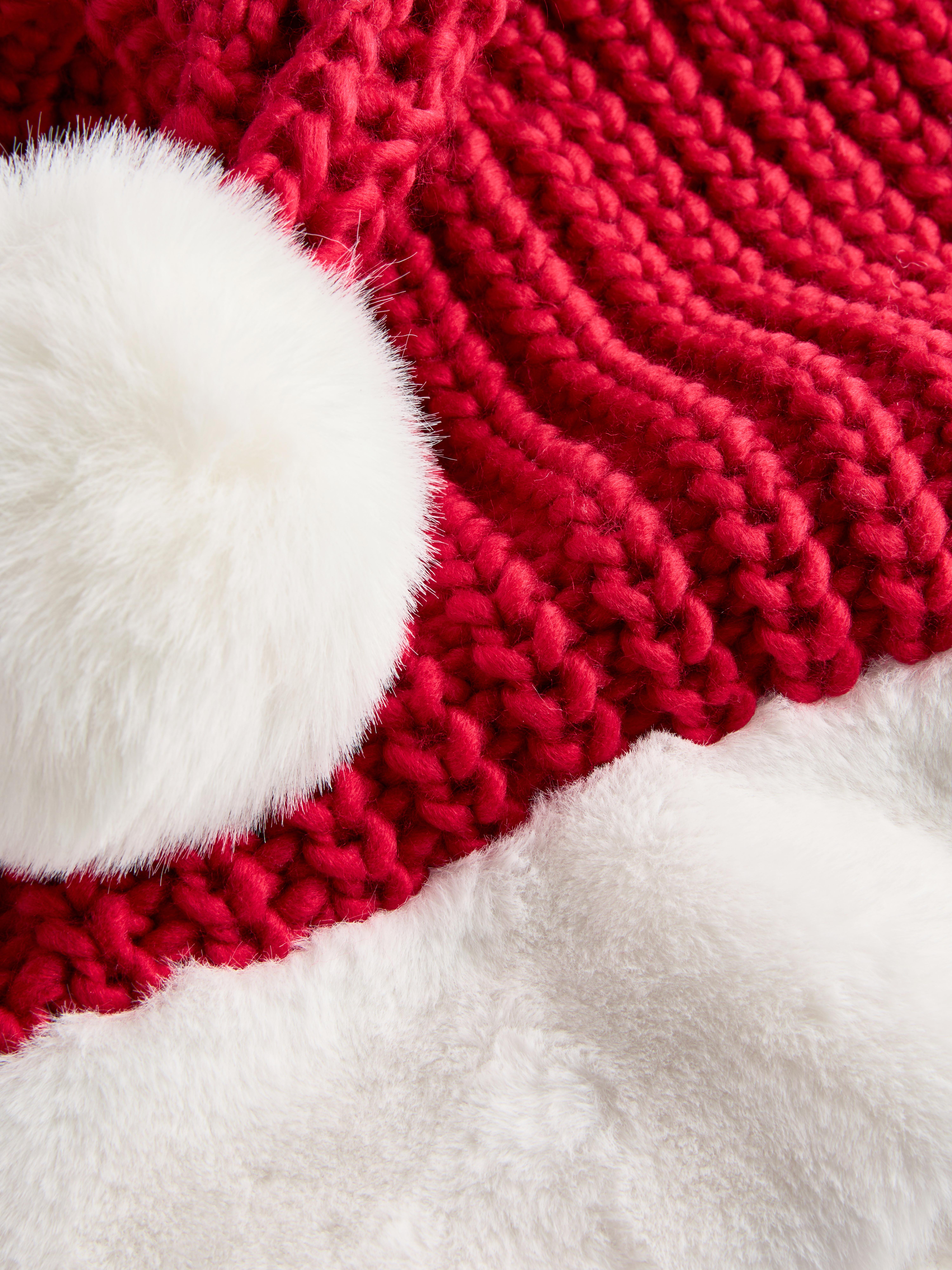 Knitted Santa Hat