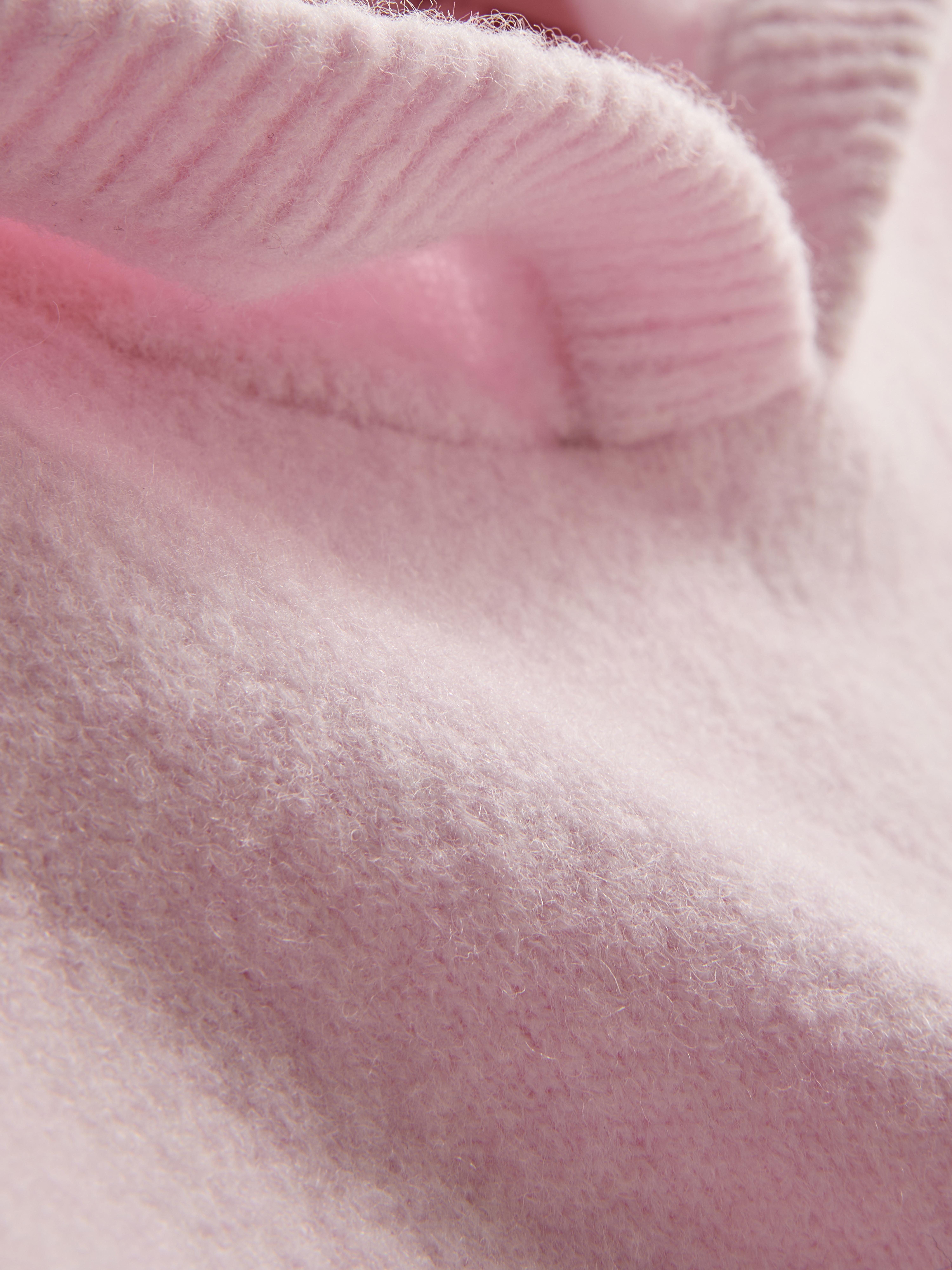 Gebreide hoodie met print Snoopy